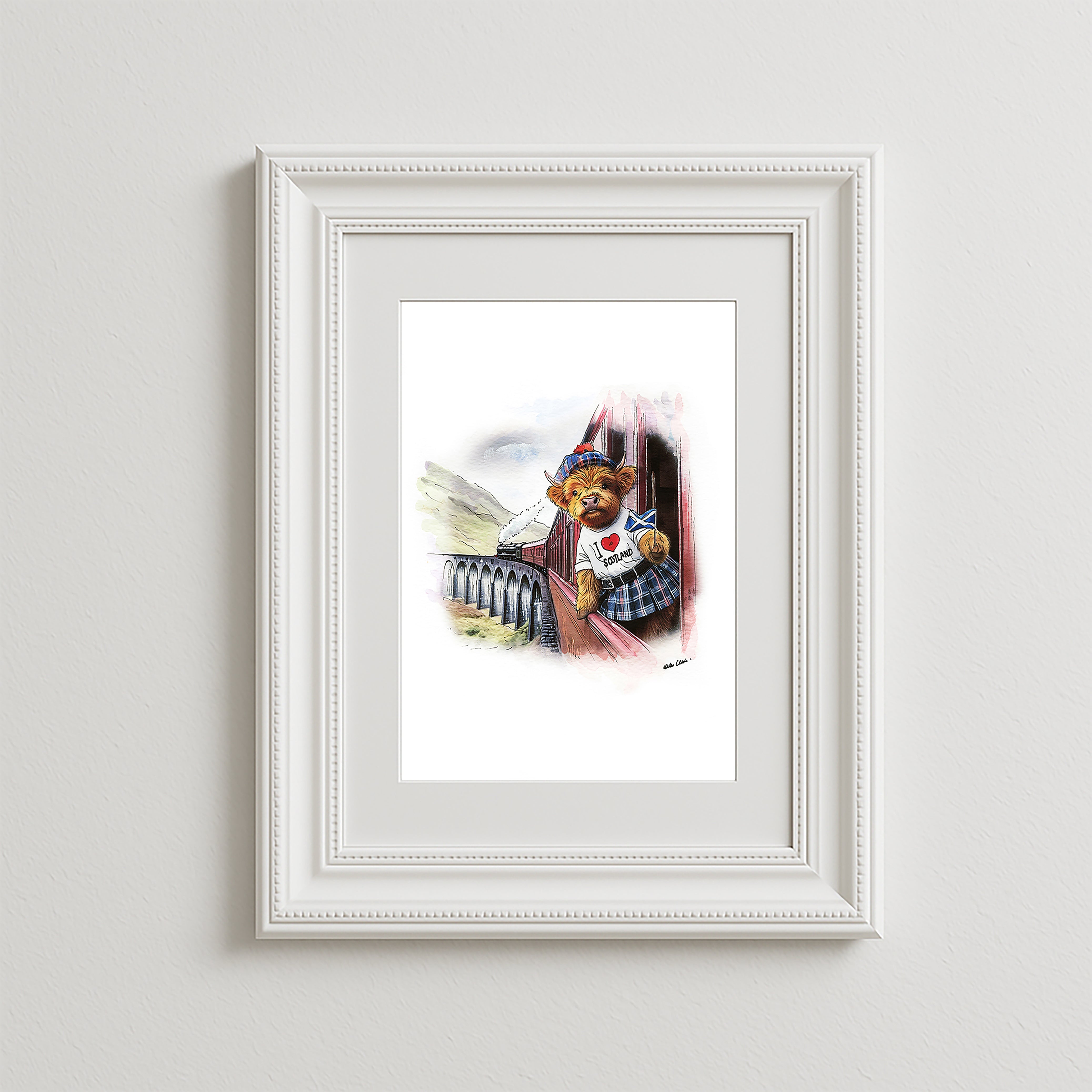 Riding The Jacobite Art Print