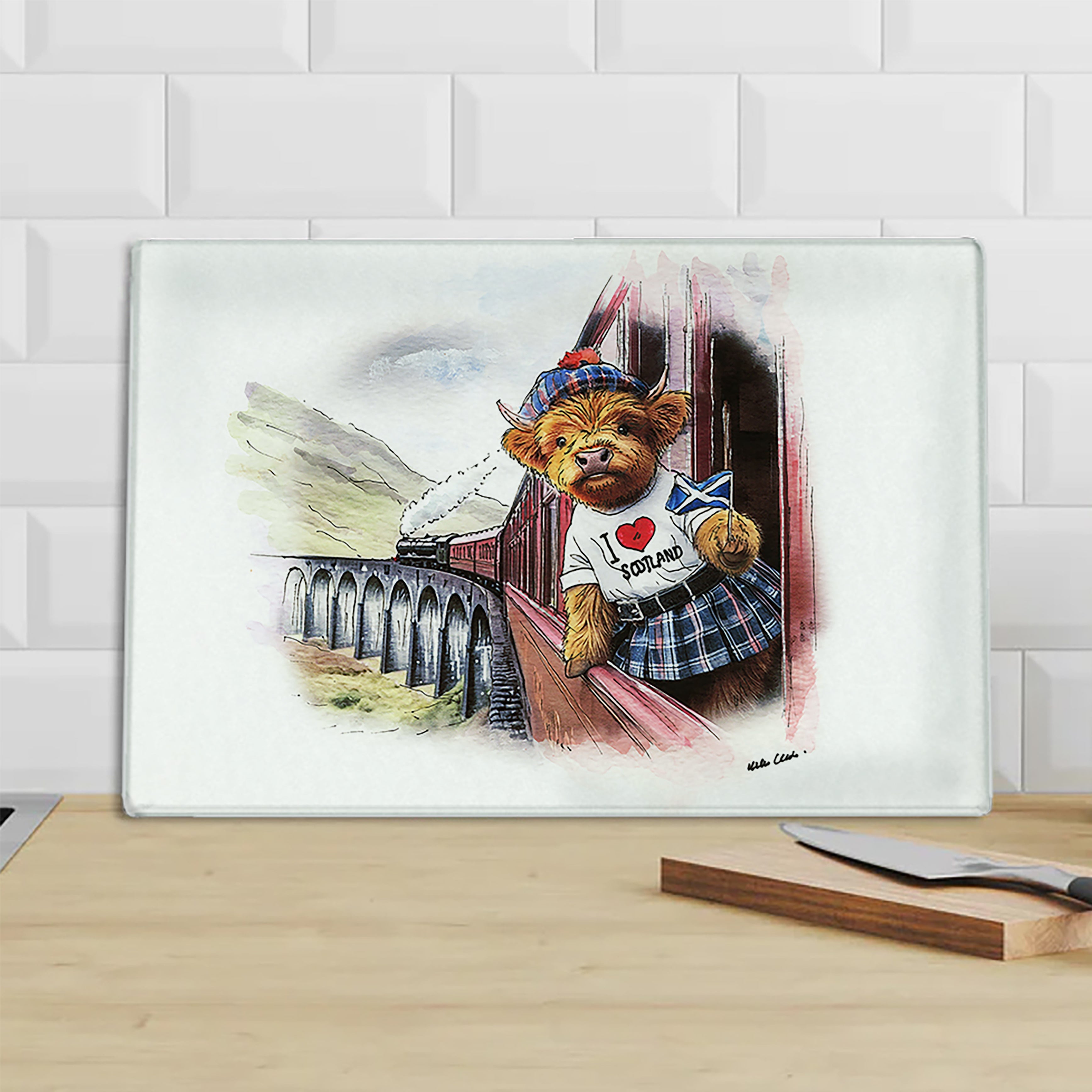 Riding The Jacobite Chopping Board