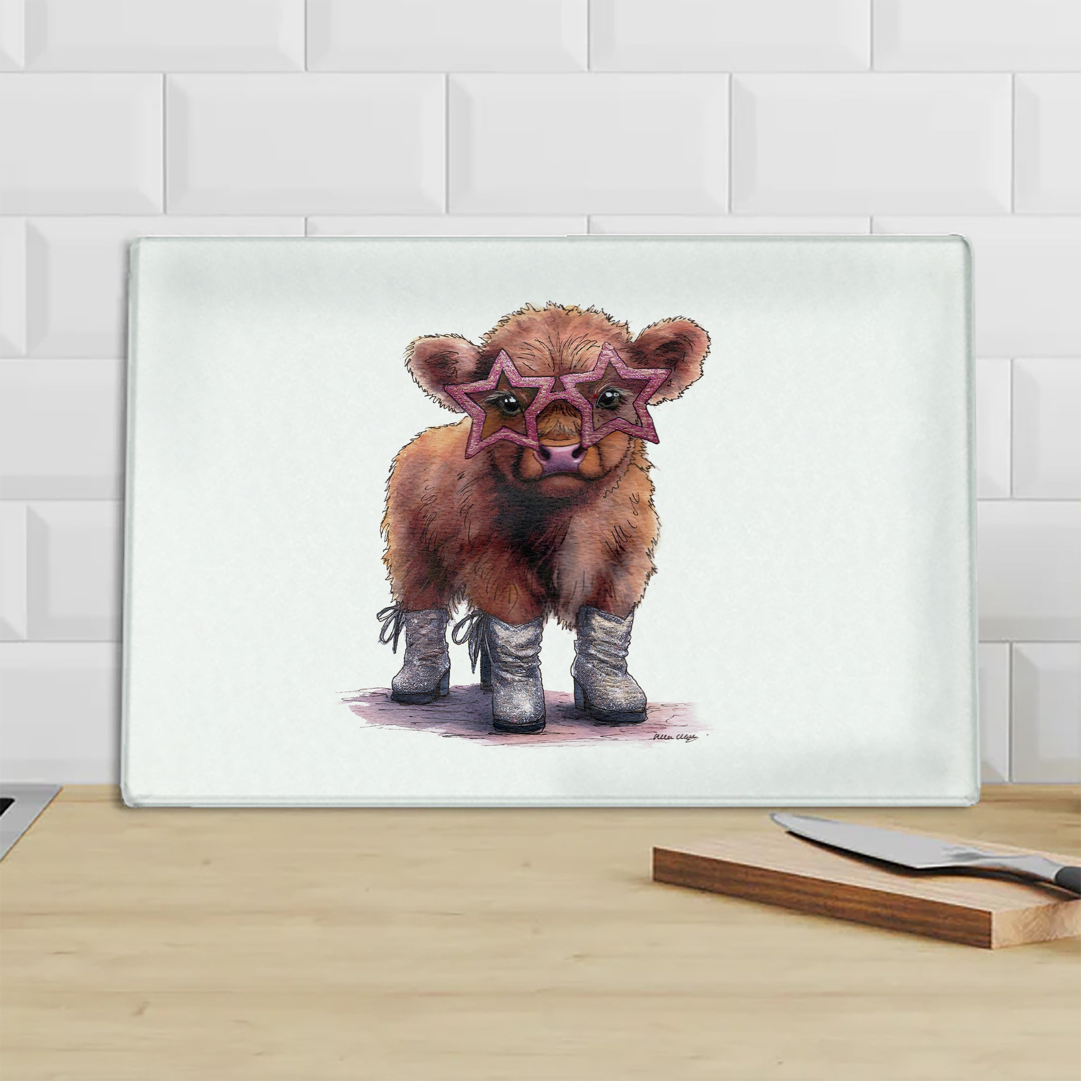 Rocket Moo Chopping Board
