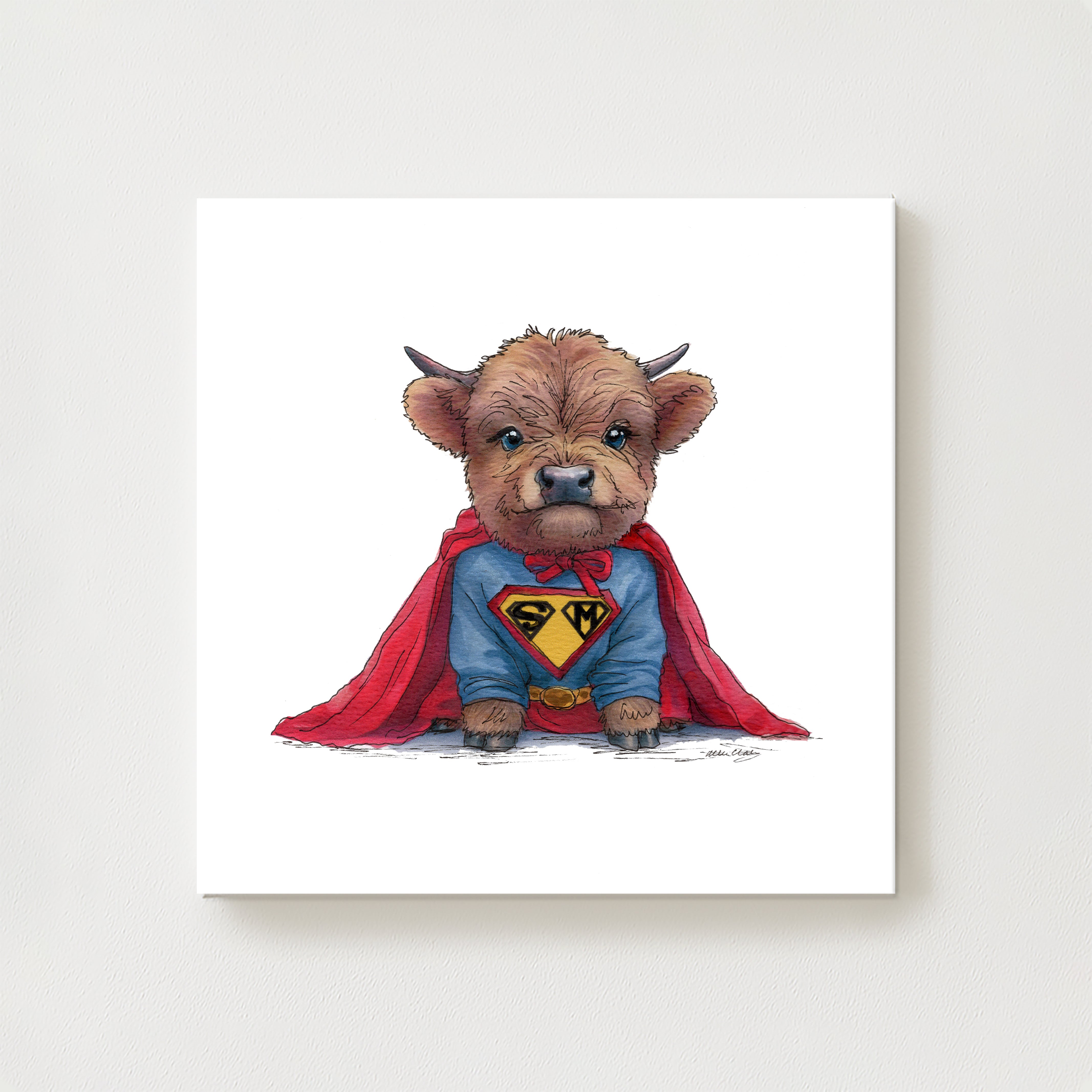 Supermoo Canvas