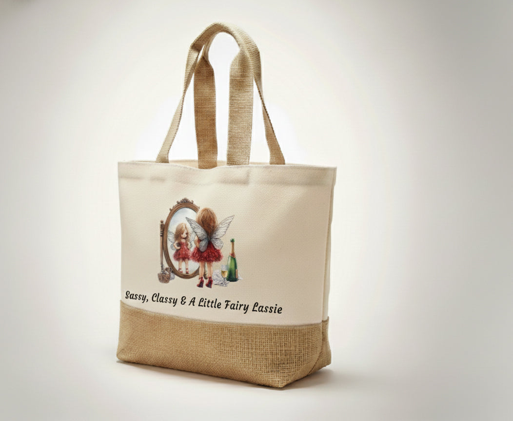 Sassy Classy & A Little Fairy Lassie Tote Bag