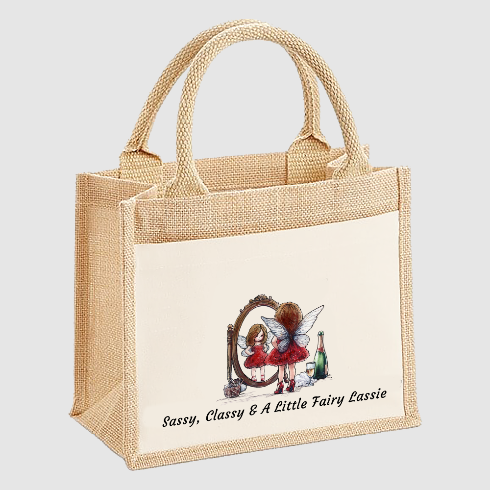 Sassy Classy & A Little Fairy Lassie Small Tote Bag