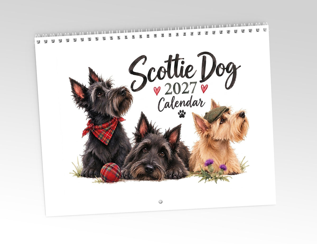 Scottie Dog Calendar 2027 Limited Release