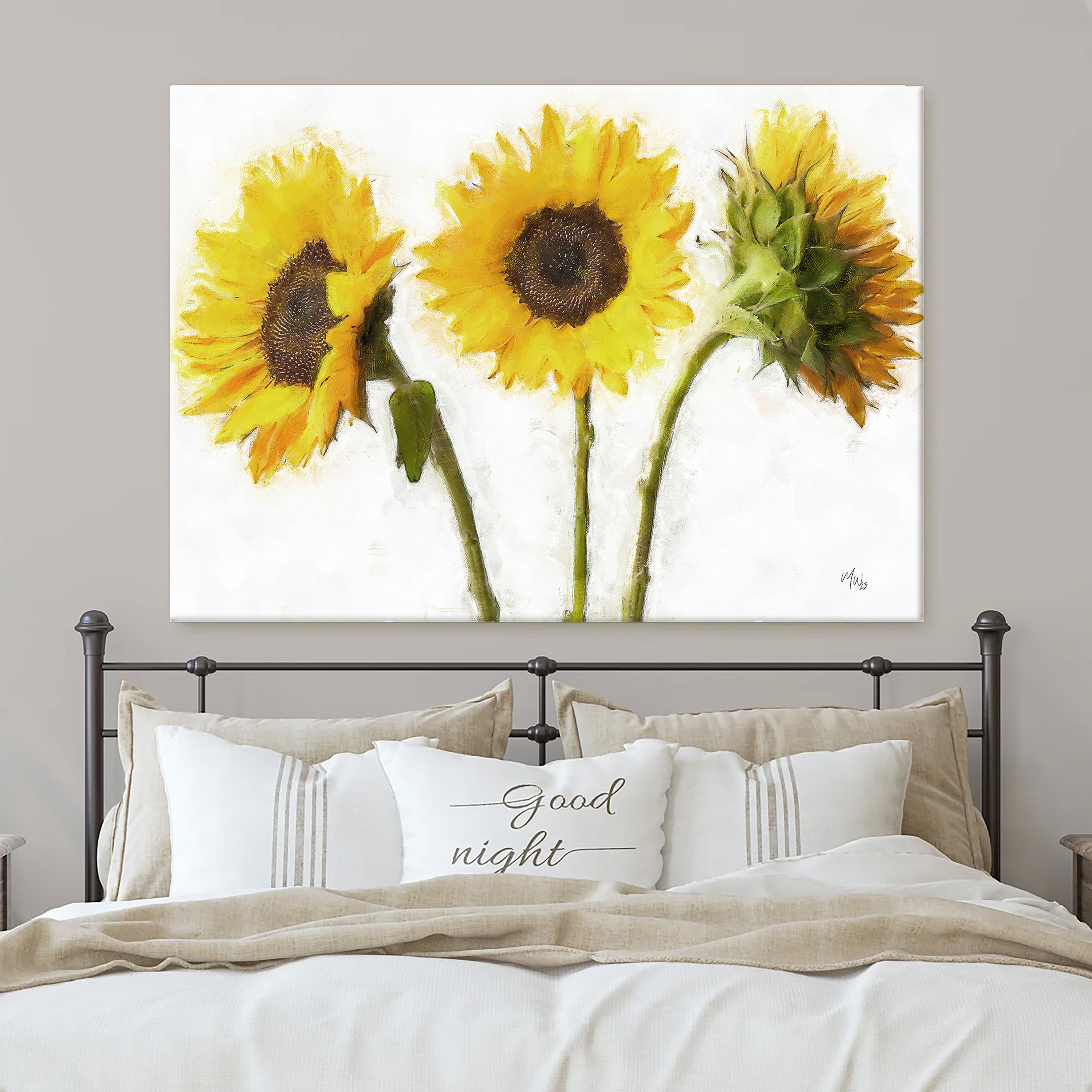 Sunflower Trio Canvas