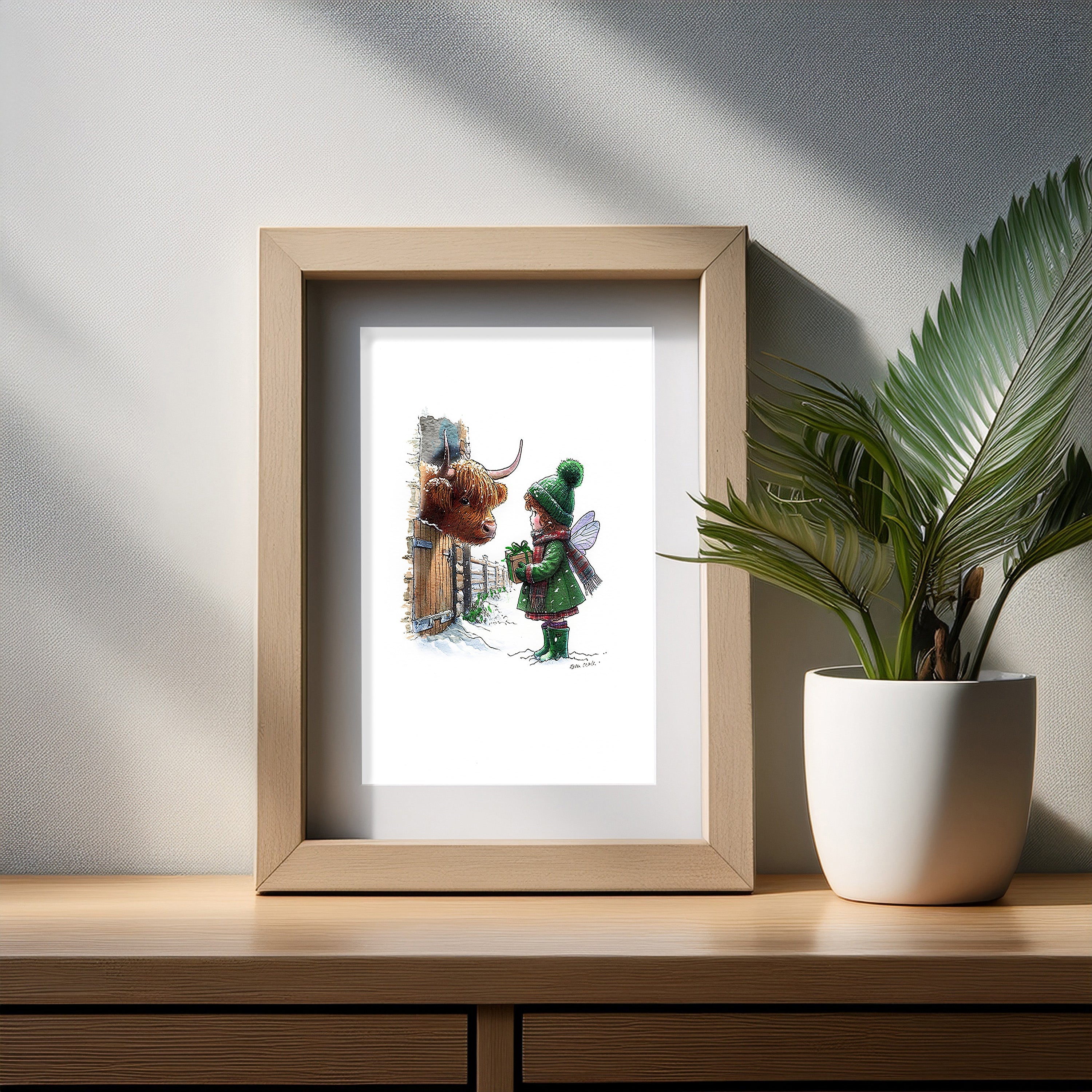 Tiny Gift Big Heart Art Print