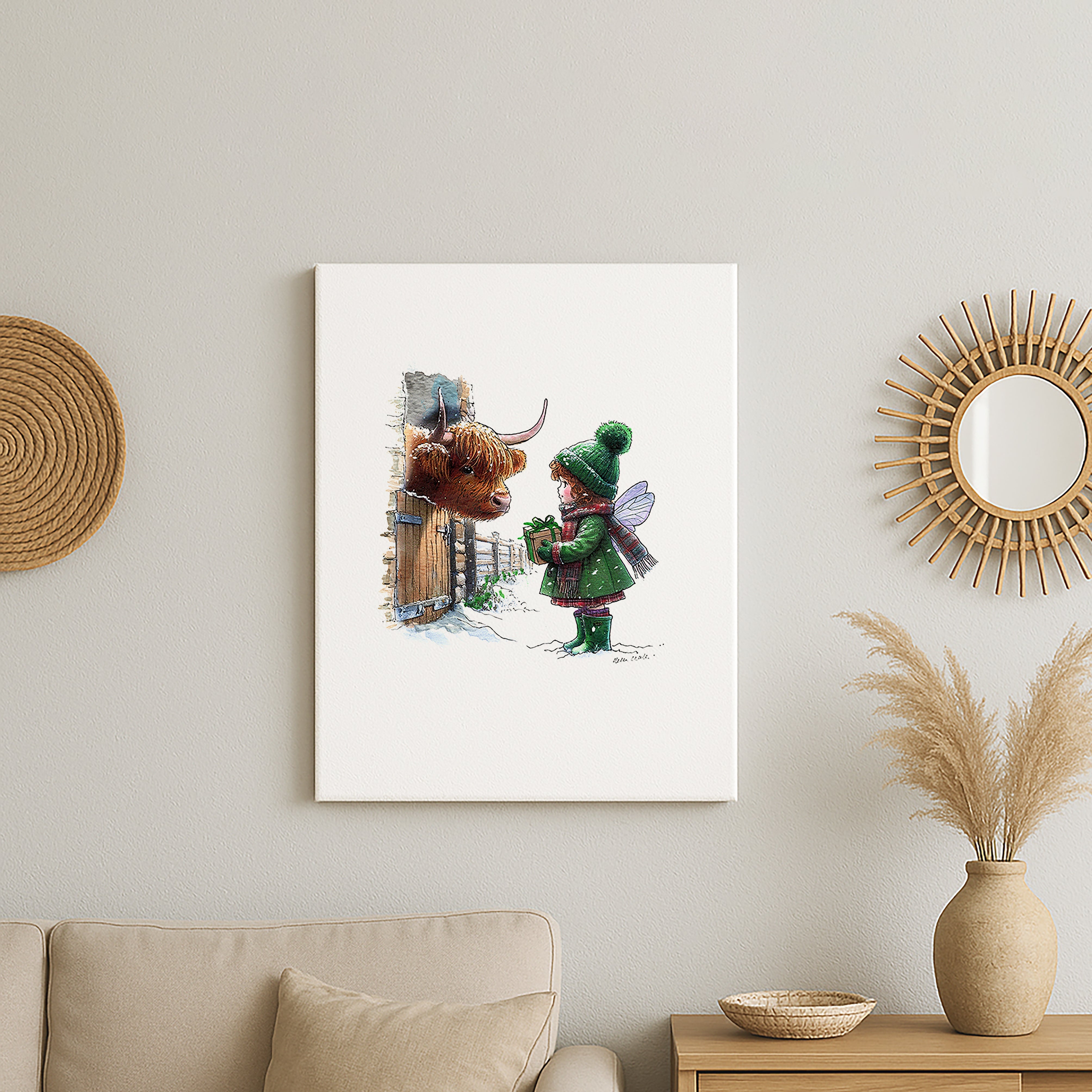Tiny Gift Big Heart Canvas