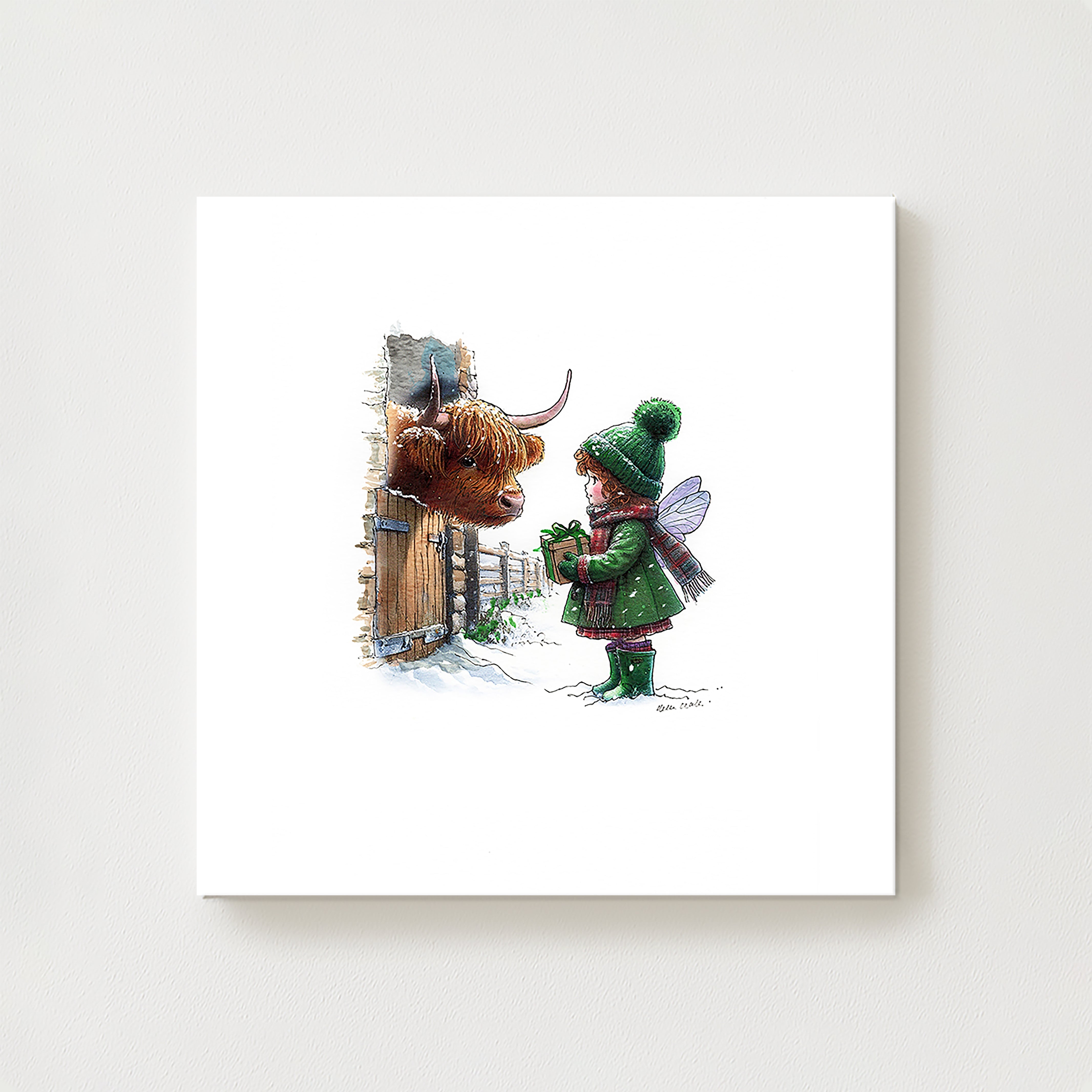 Tiny Gift Big Heart Canvas