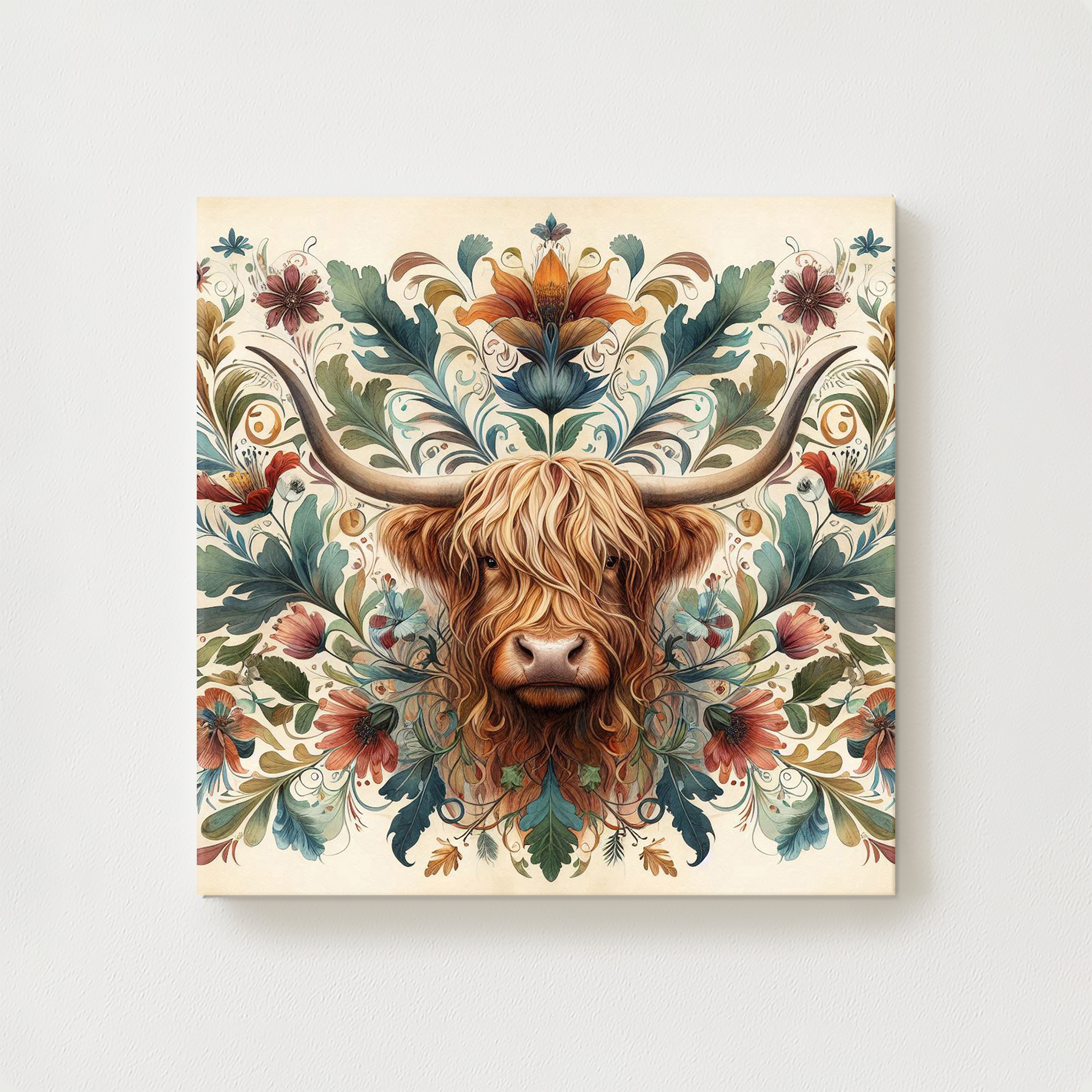 Vintage Plaid Canvas
