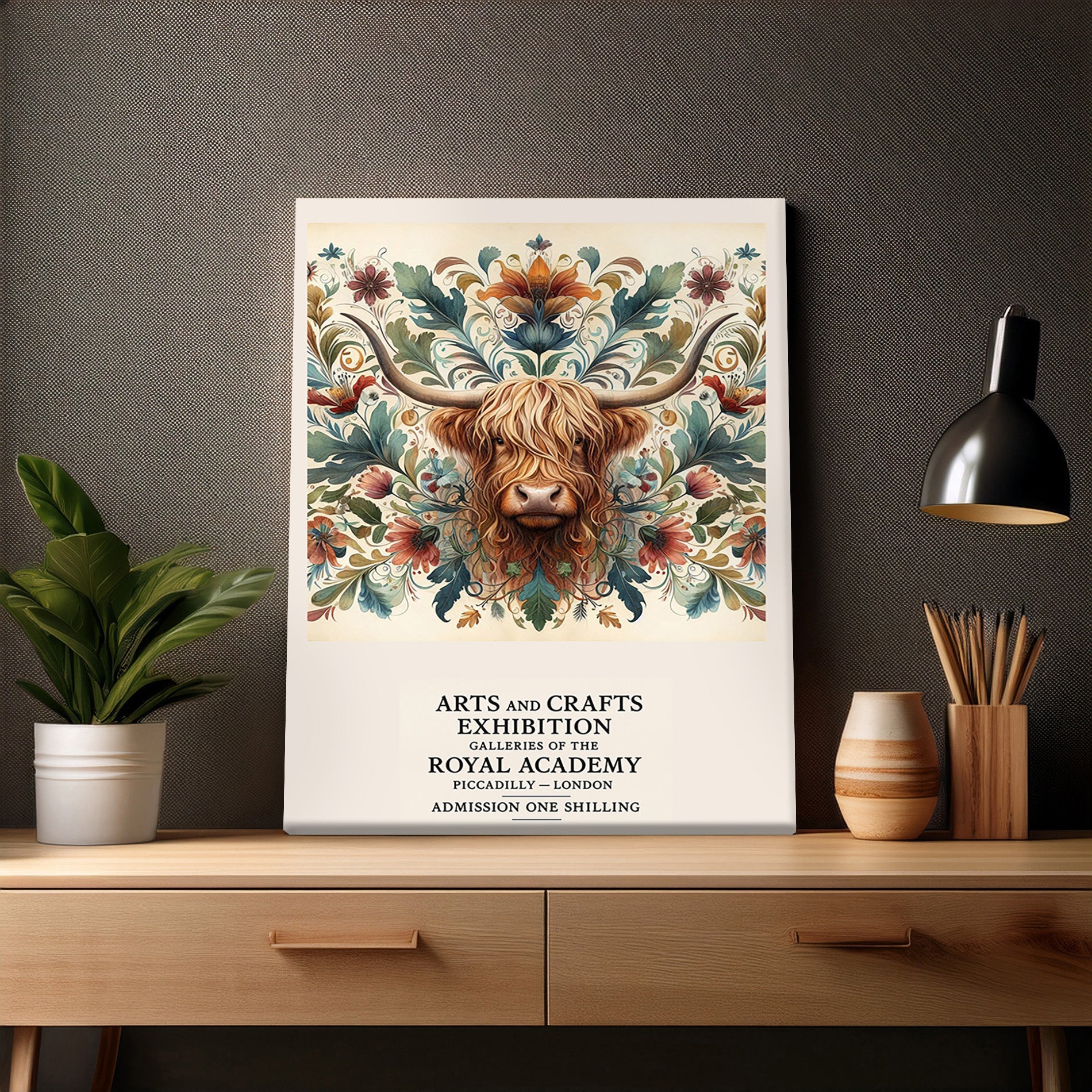 Vintage Plaid Canvas