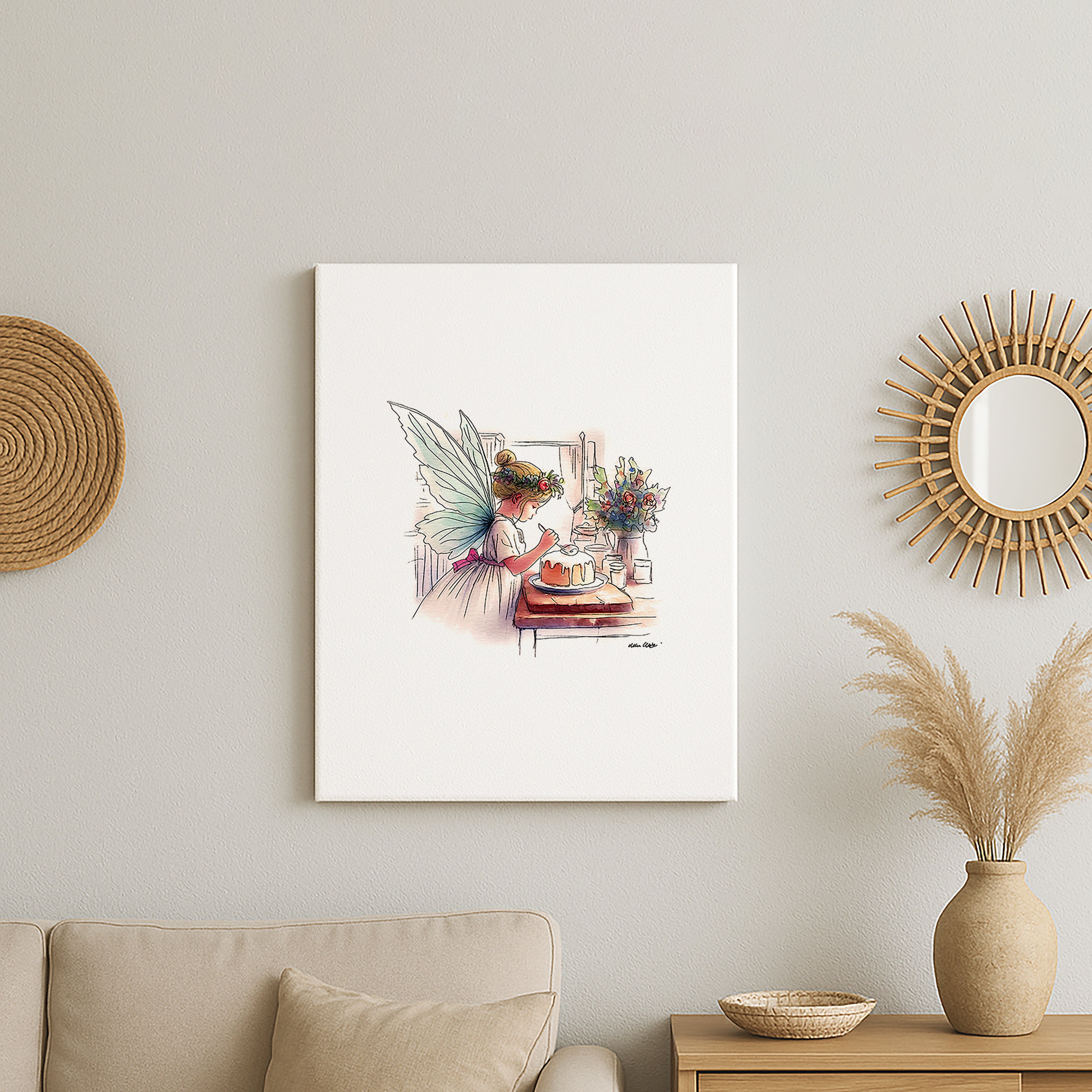 Wee Cake Crafter Canvas