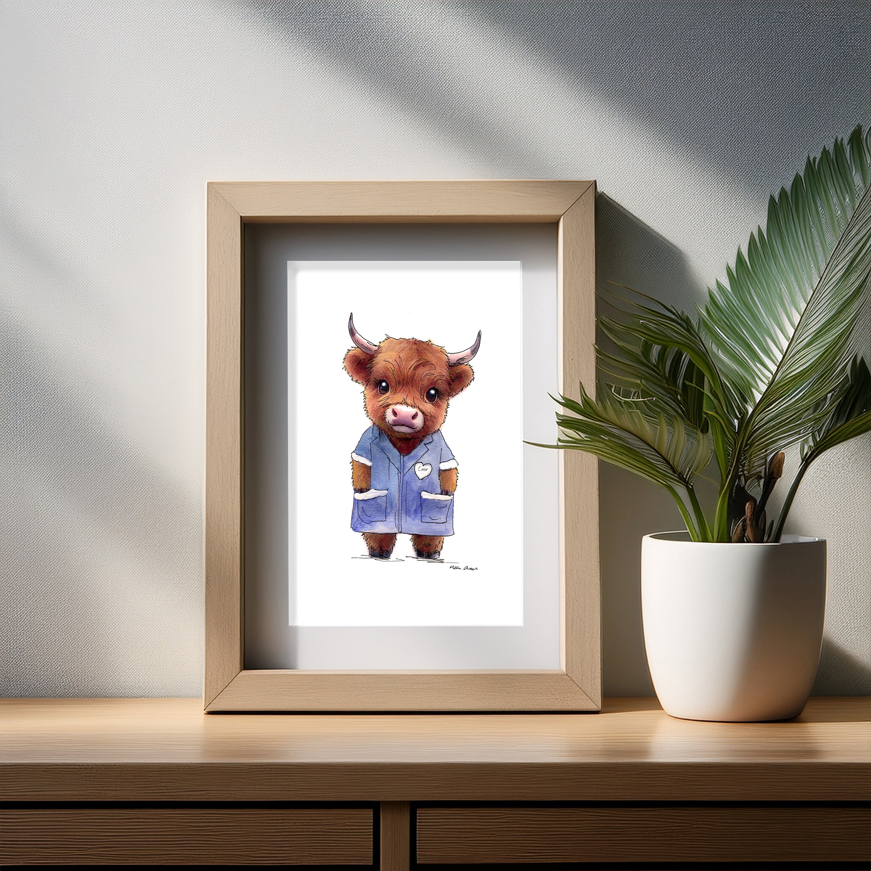 Wee Carer Art Print