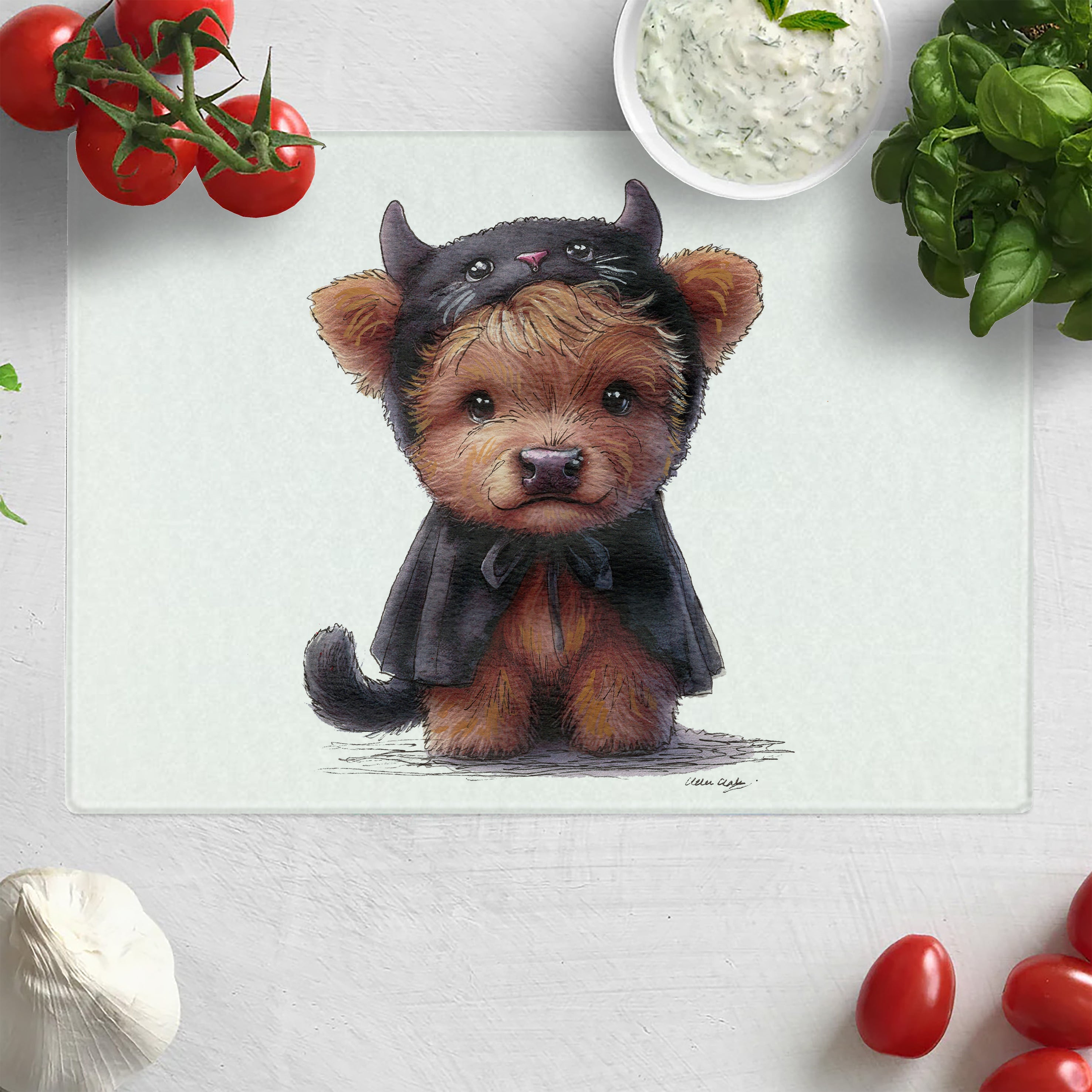 Wee Catmoo Chopping Board