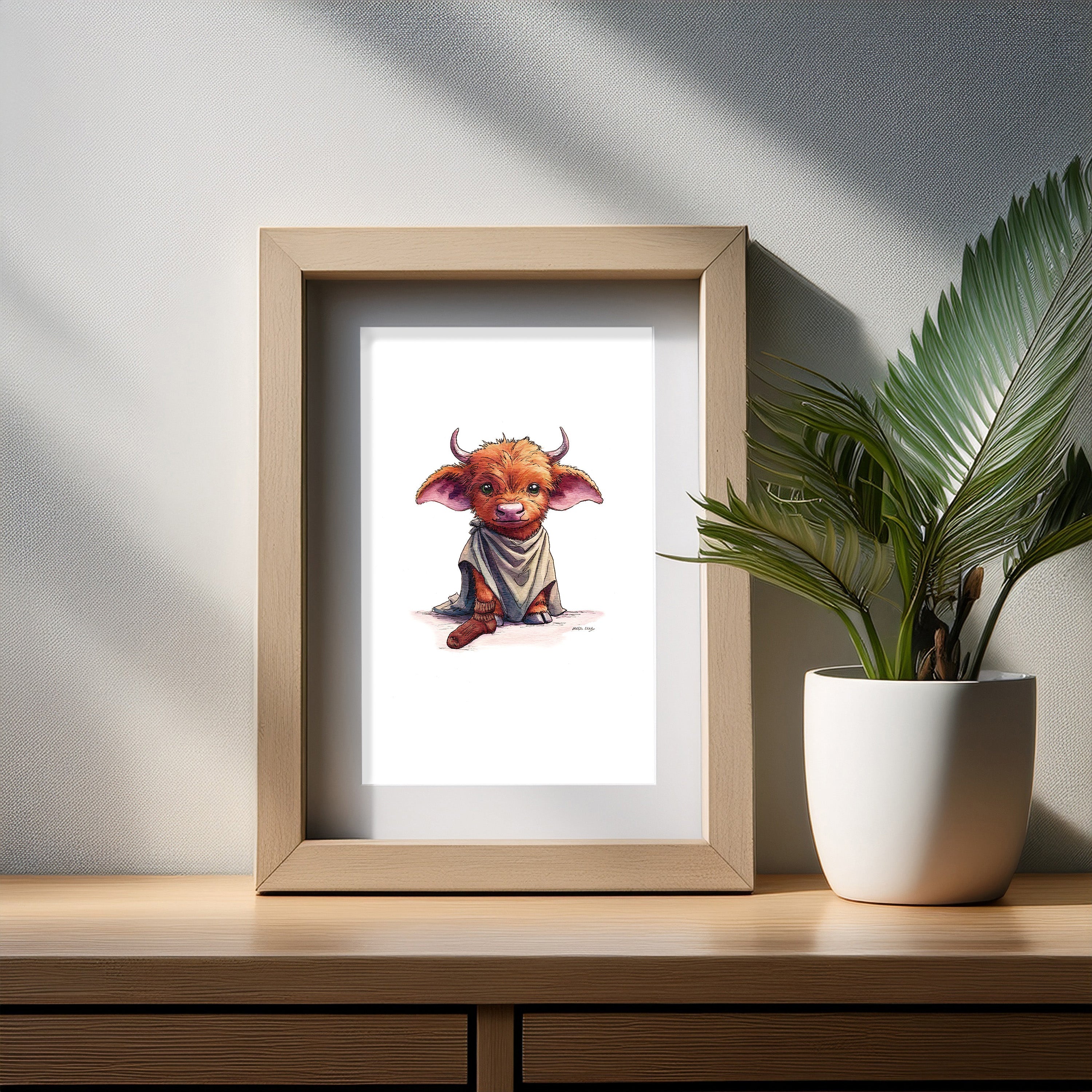 Wee Dobby Art Print