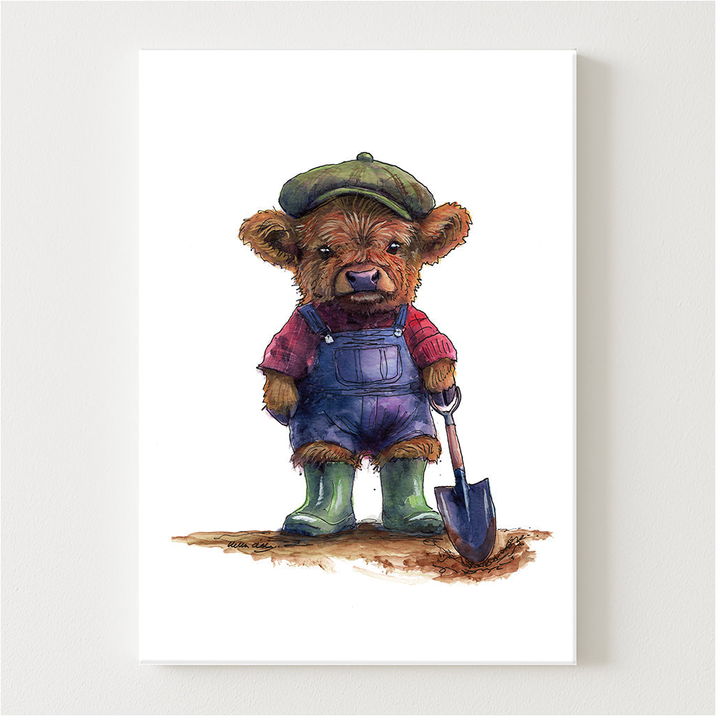 Wee Gardener Canvas