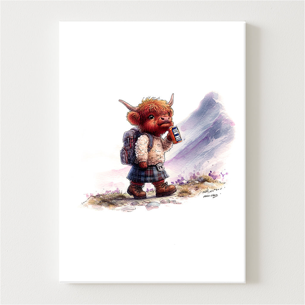 Wee Munro Moo Canvas