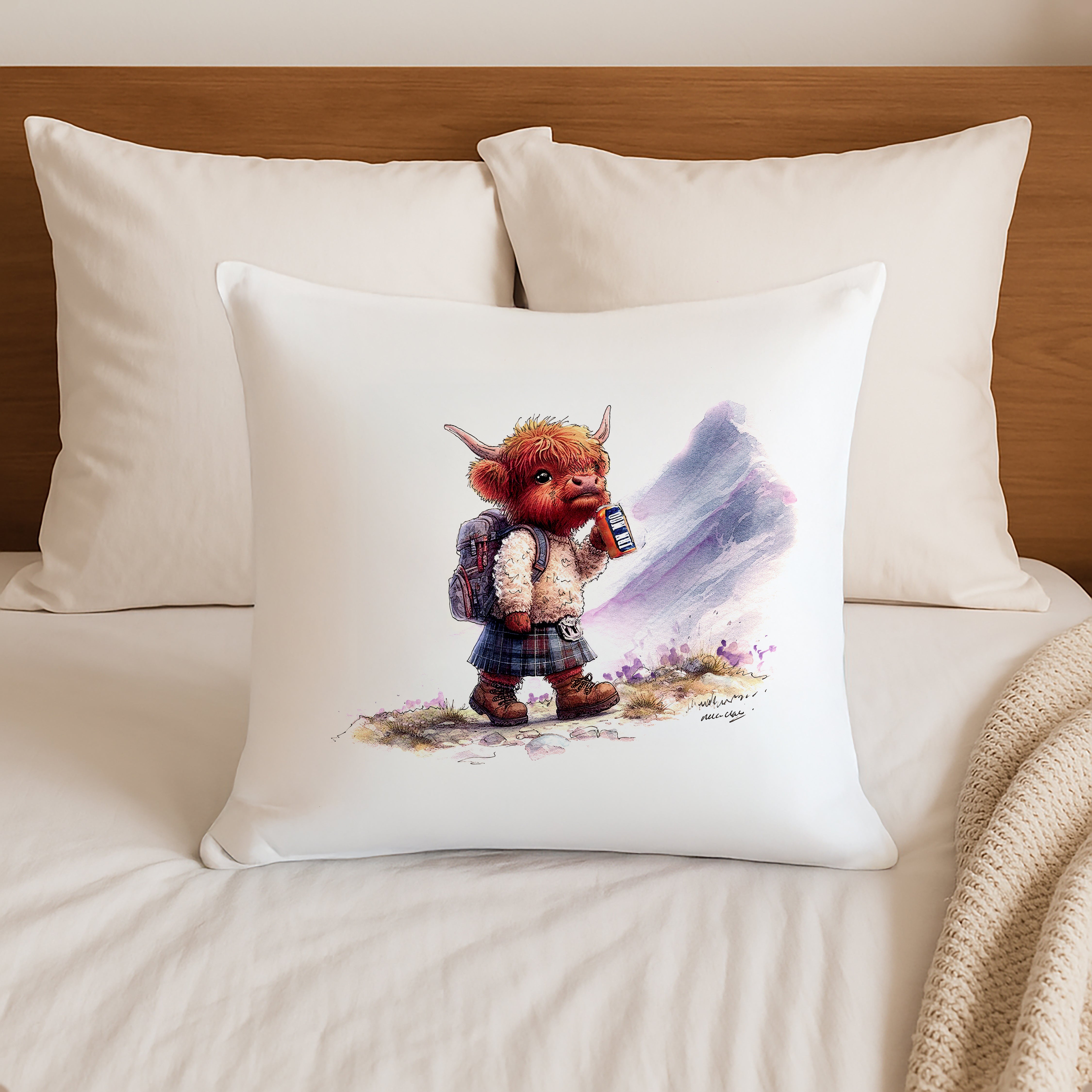 Wee Munro Moo Cushion