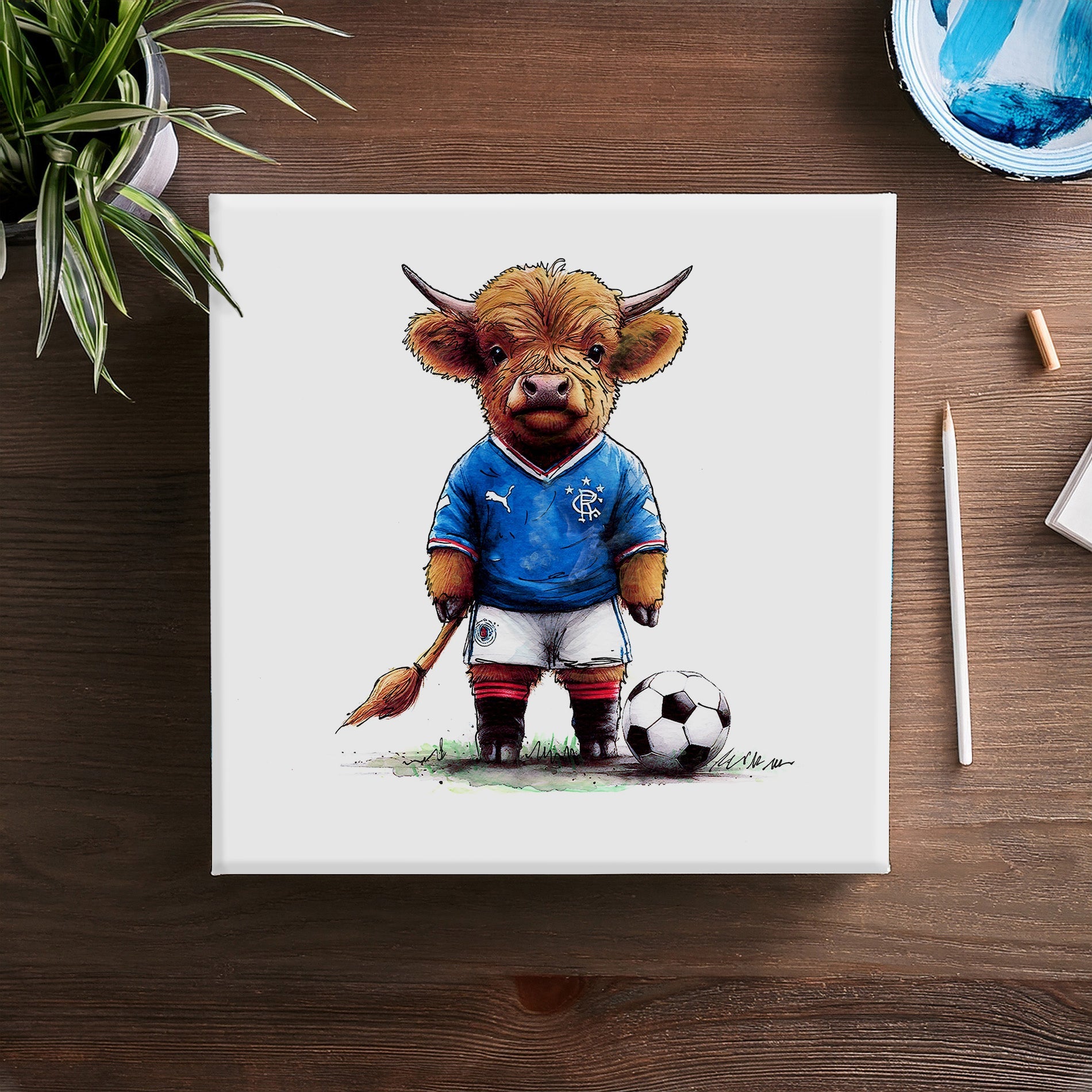 Wee Rangers Canvas