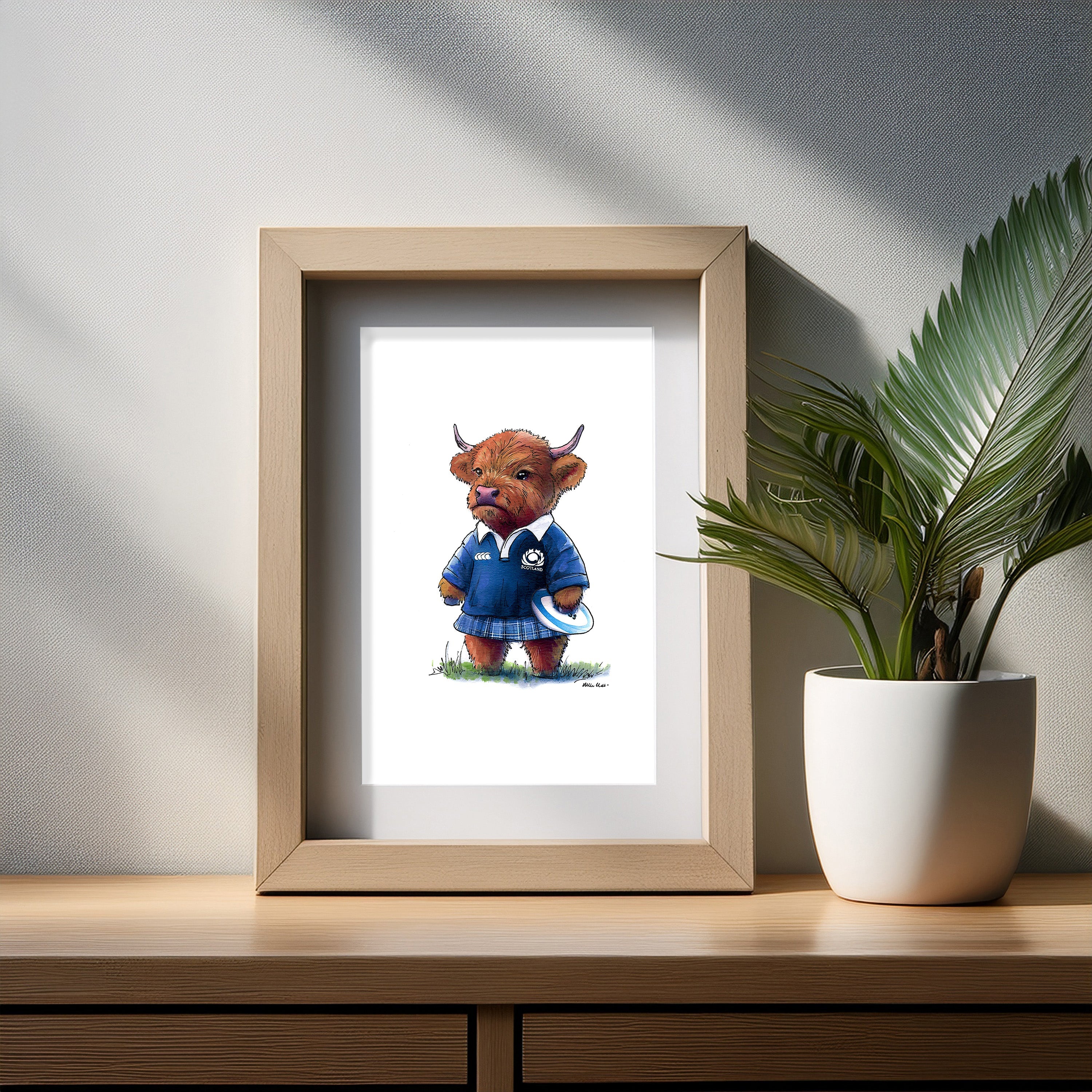 Wee Scotlands Pride Art Print