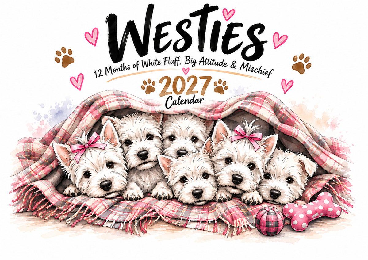 Westie Besties Calendar Limited Release
