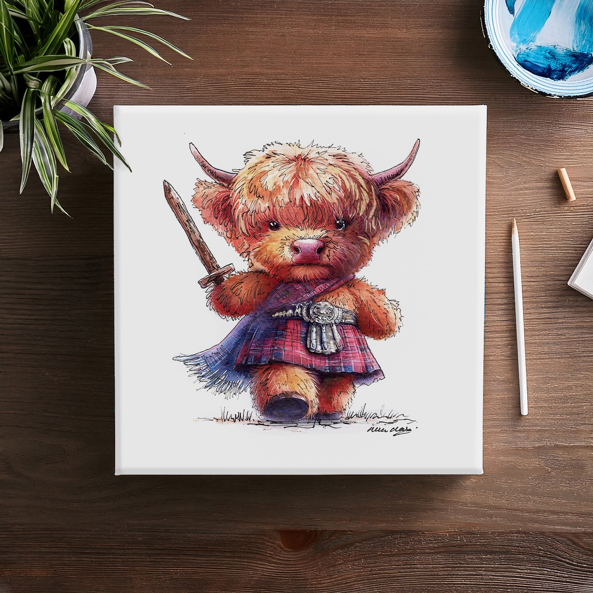 Wee William Canvas