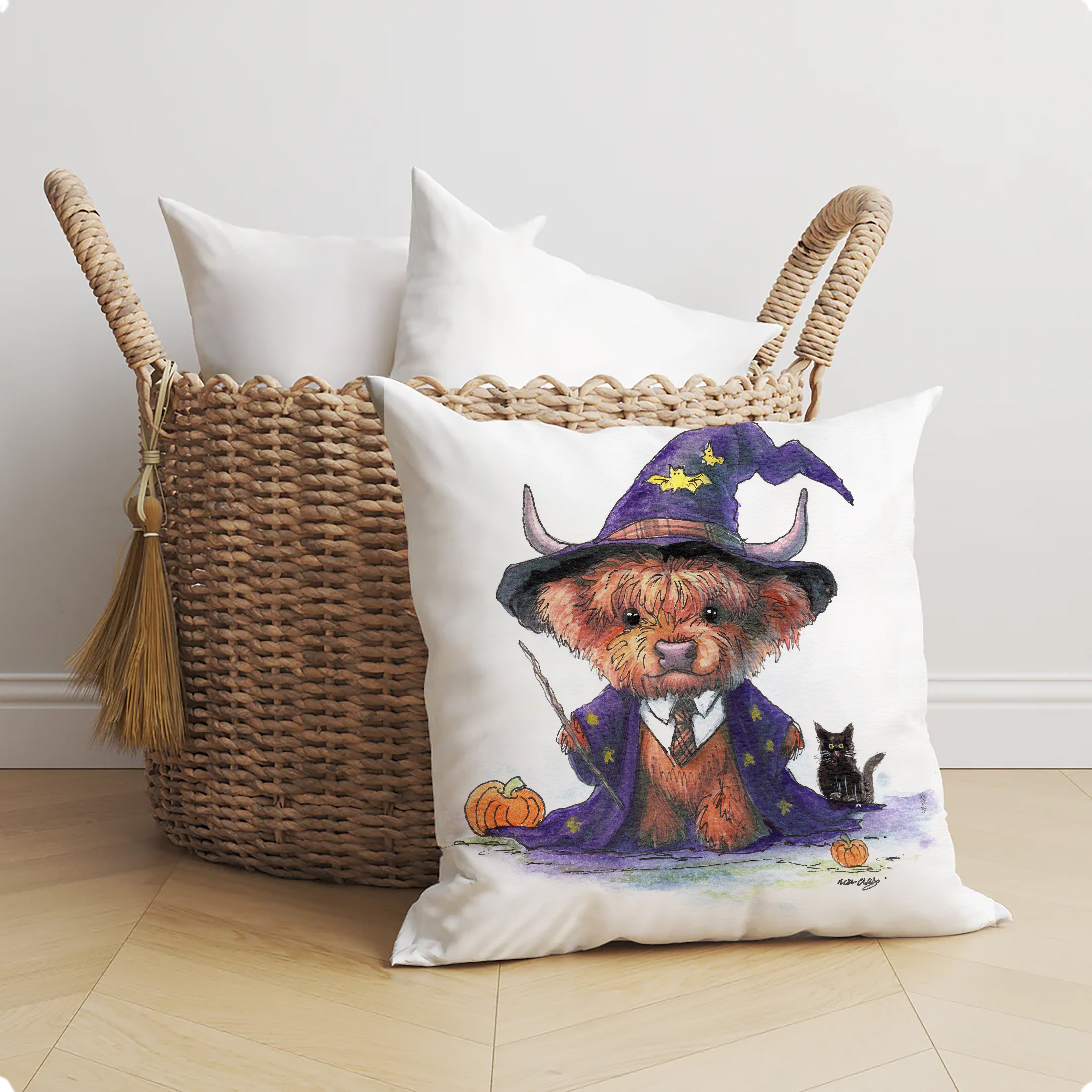Wizardly Wee Highlander Cushion
