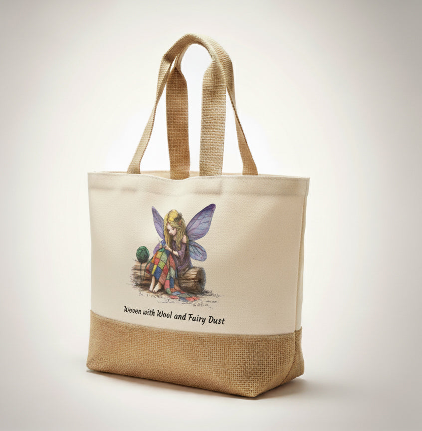 Woven With Wool & Fairy Dust Tote Bag