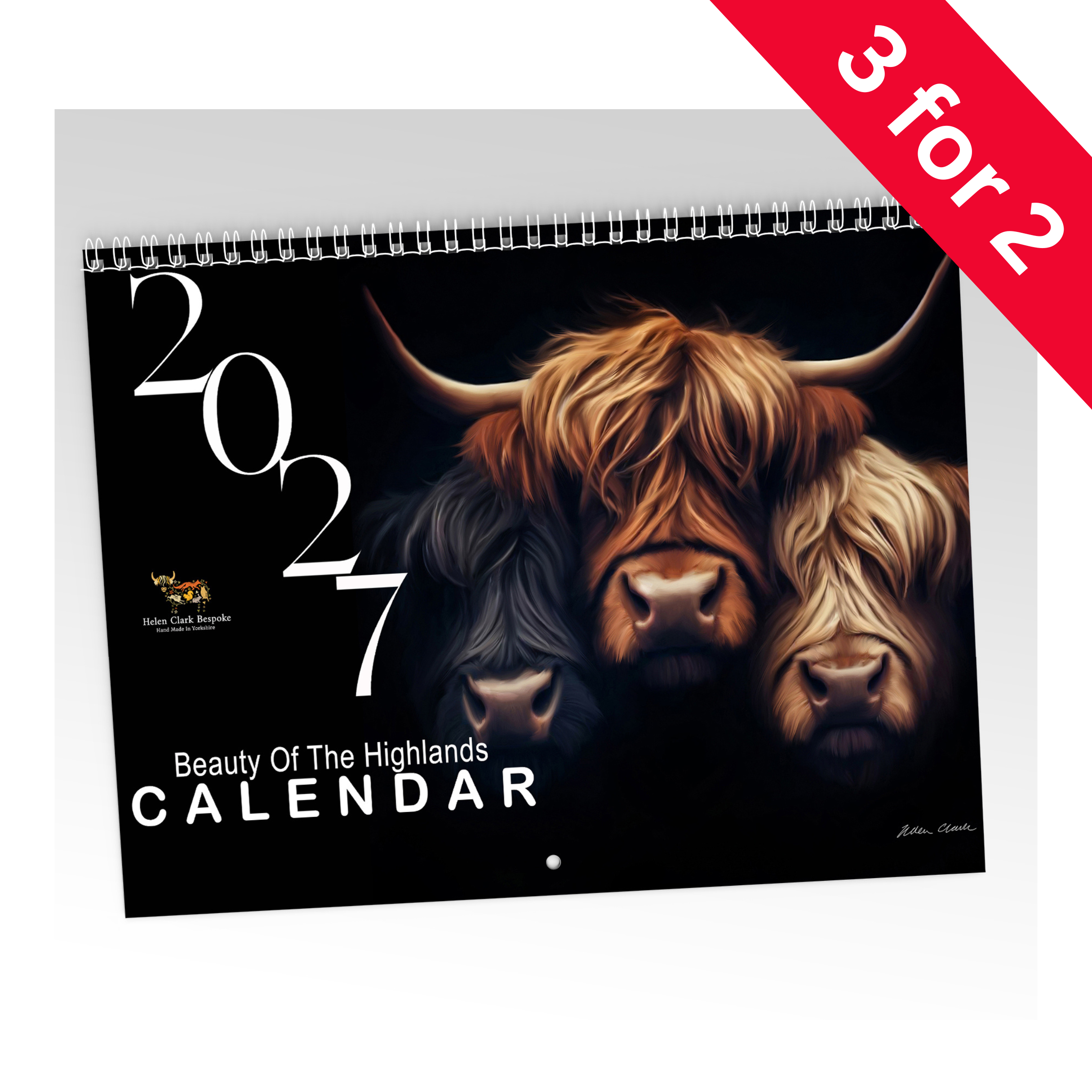 Beauty of the Highlands 2027 Calendar