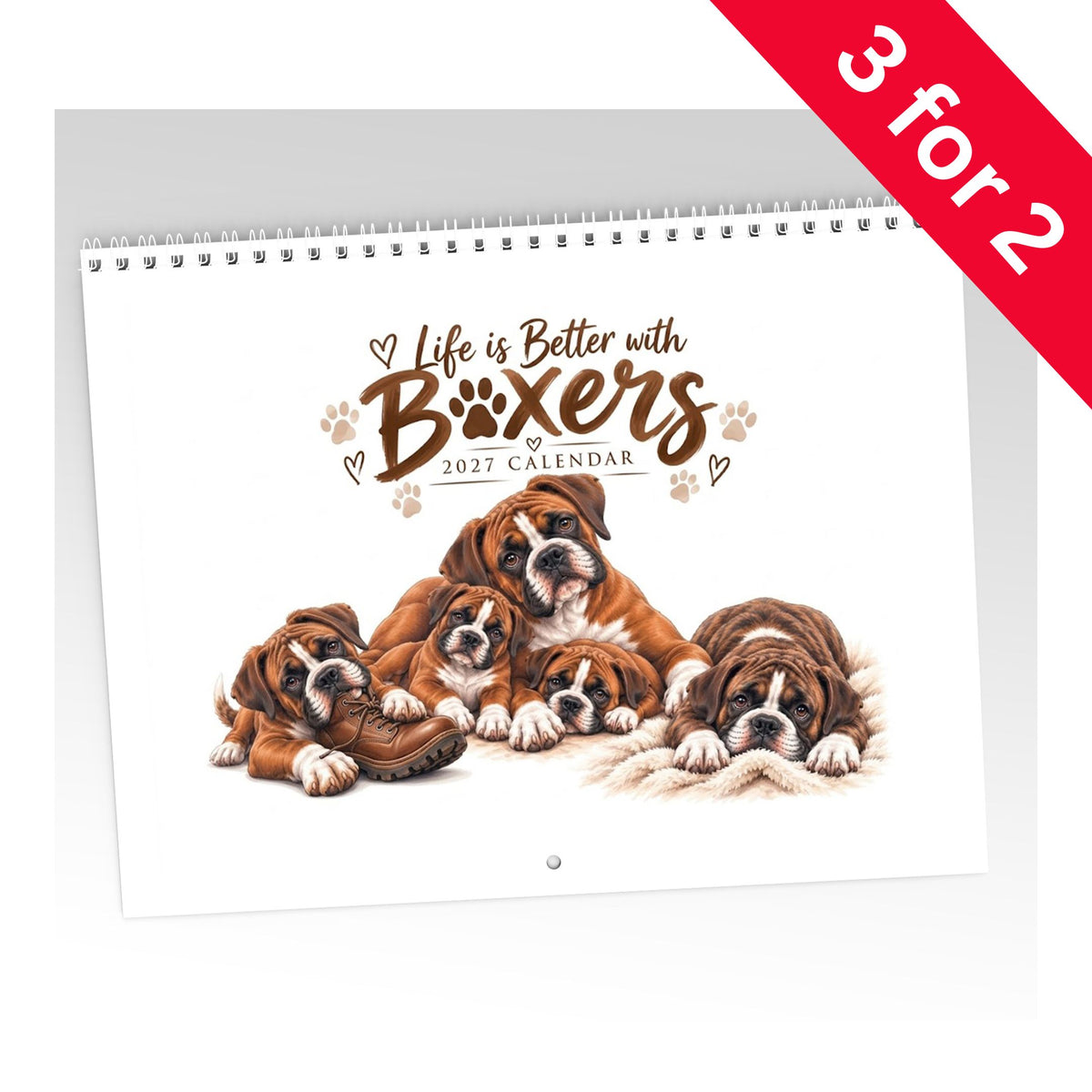 Life is Better with Boxers Calendar Limited Release