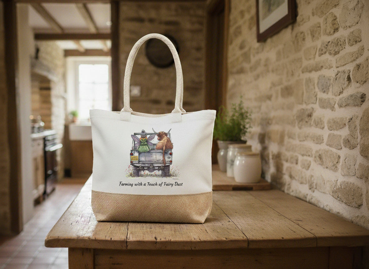 Farming with a Touch of Fairy Dust Tote Bag