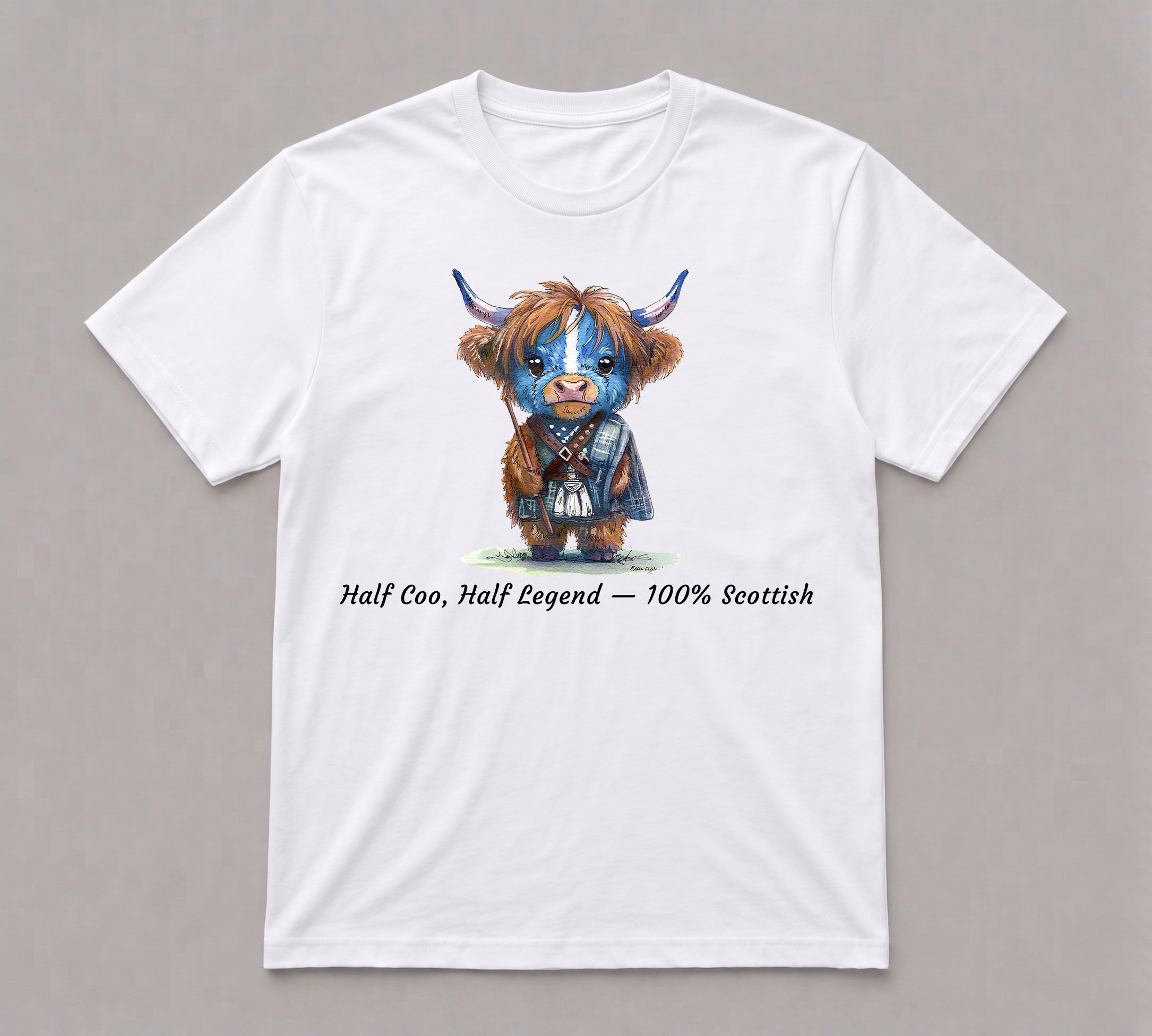 Half Coo Half Legend - 100% Scottish T-Shirt