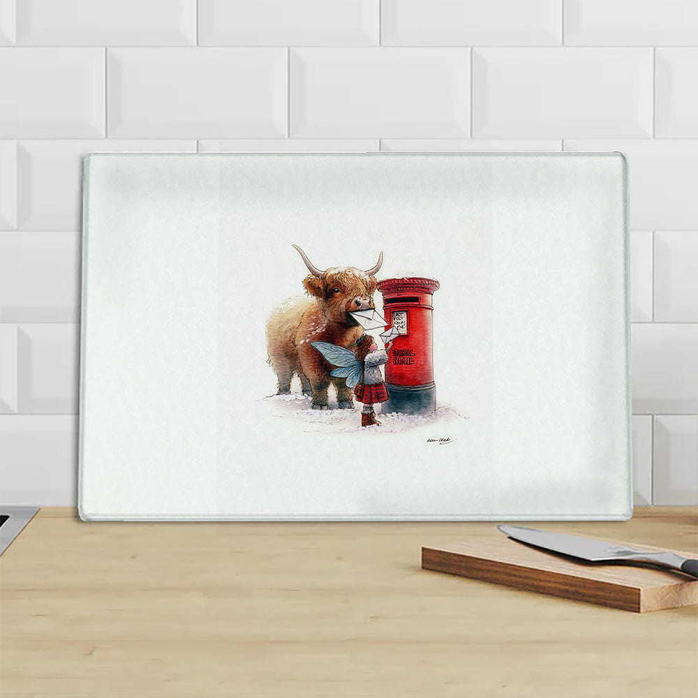 Letters to Santa Chopping Board