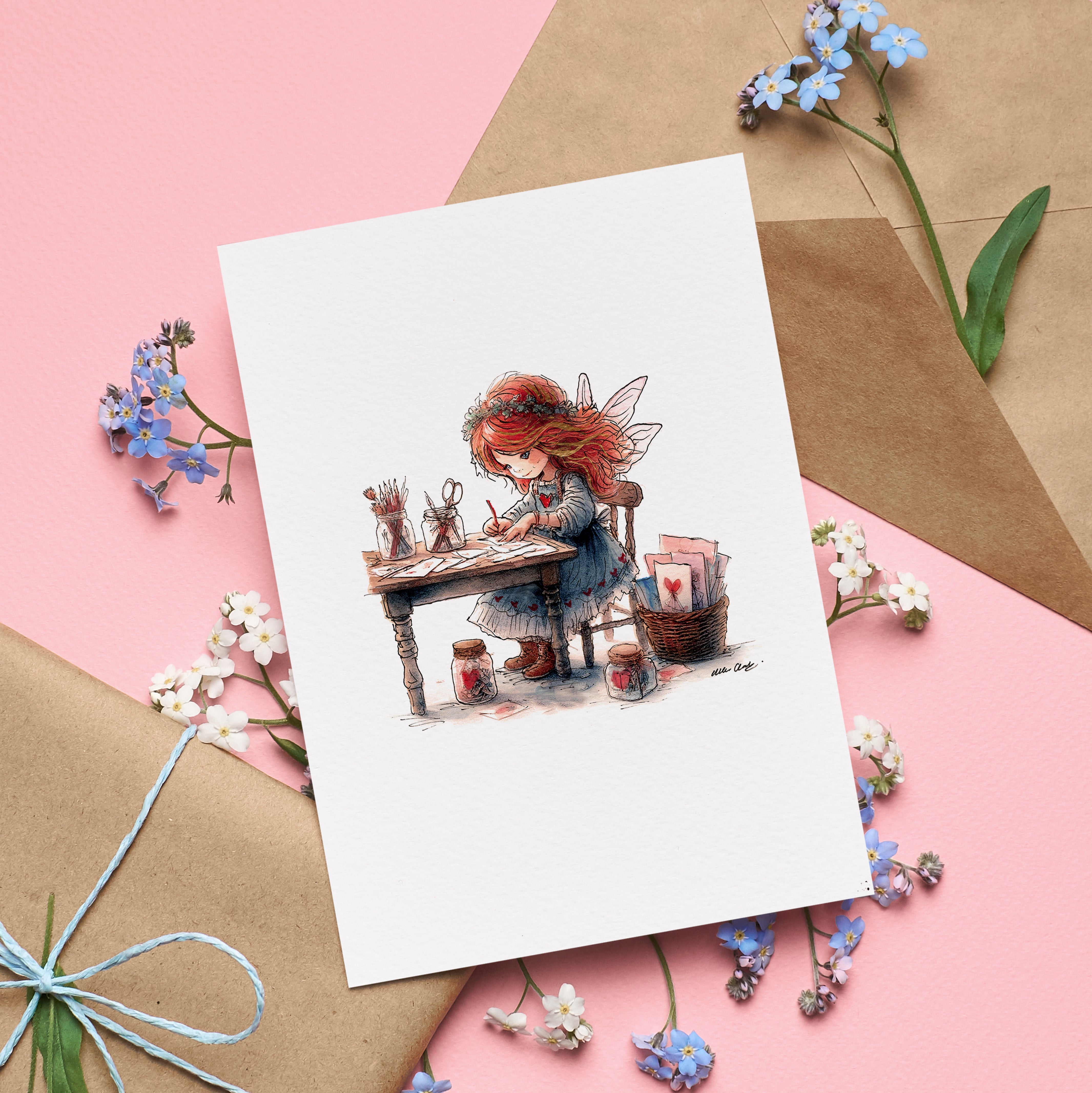 Little Crafter Greetings Card