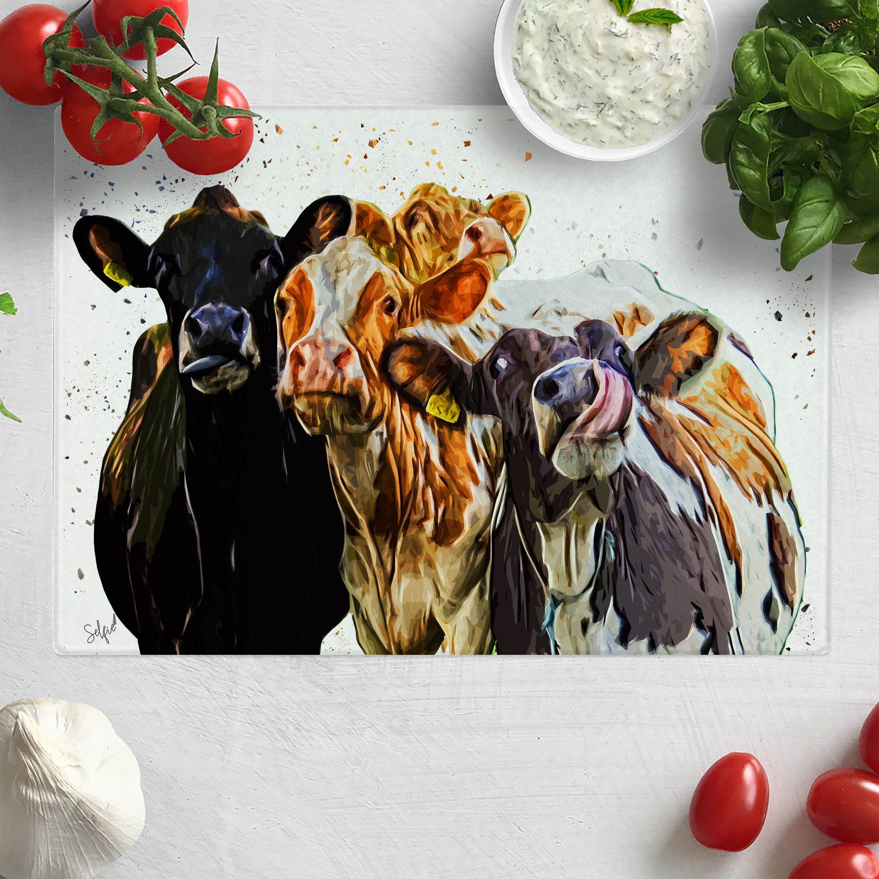 Selfie Chopping Board