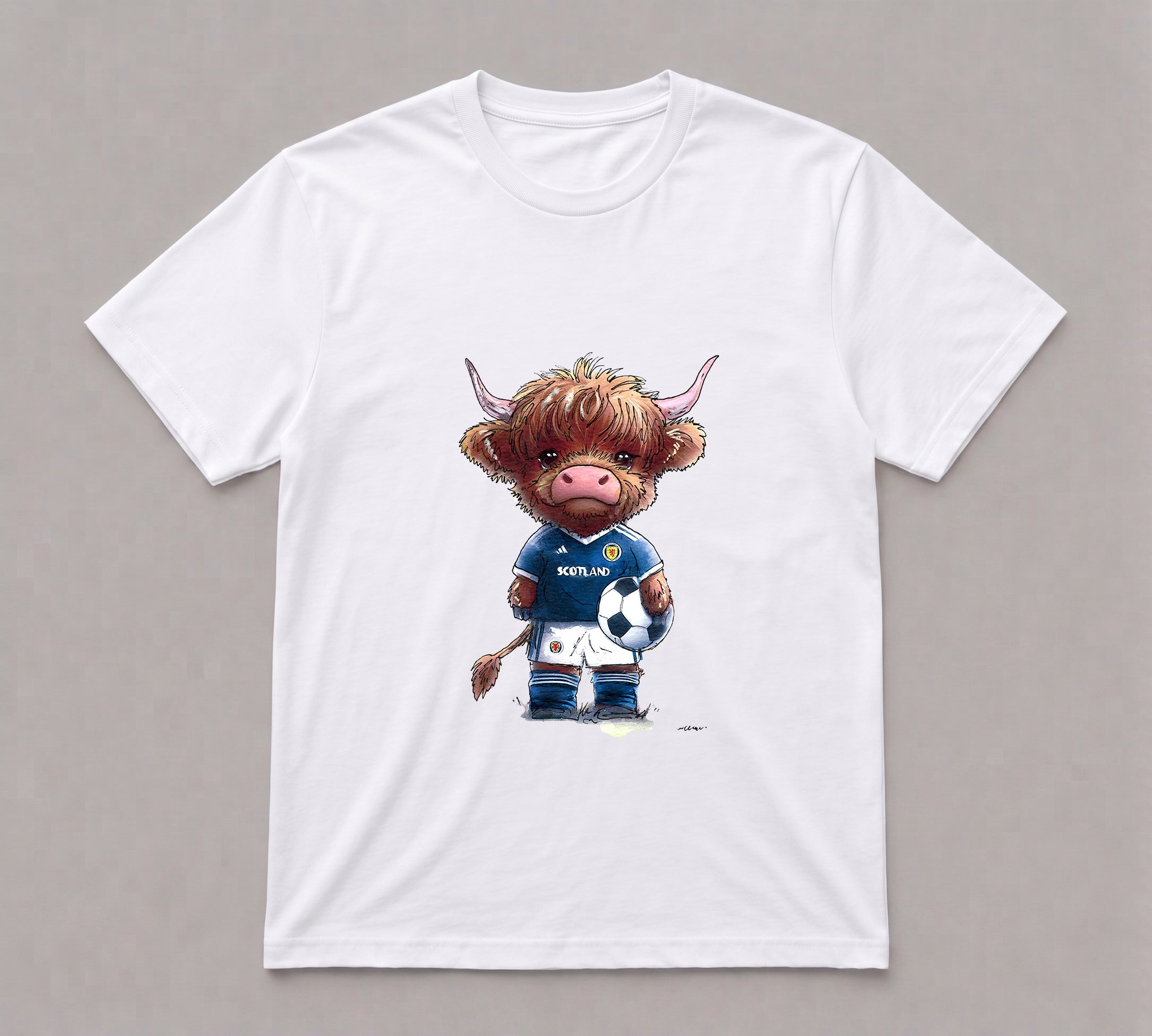 Scotland Footy Moo T-Shirt