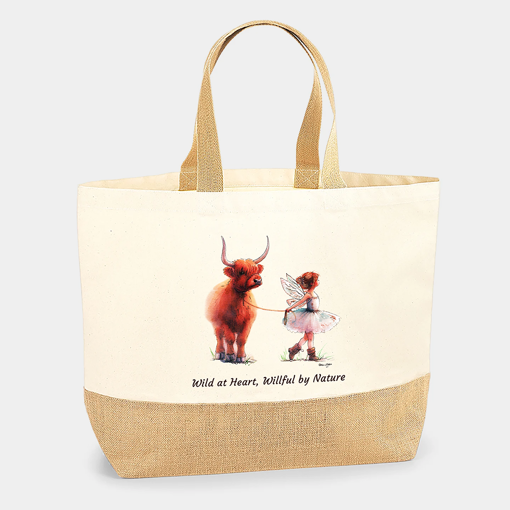 Wild at Heart, Wilful by Nature Tote Bag