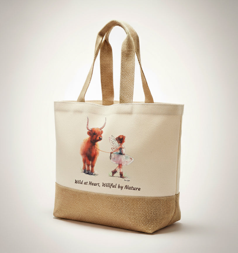 Wild at Heart, Wilful by Nature Tote Bag