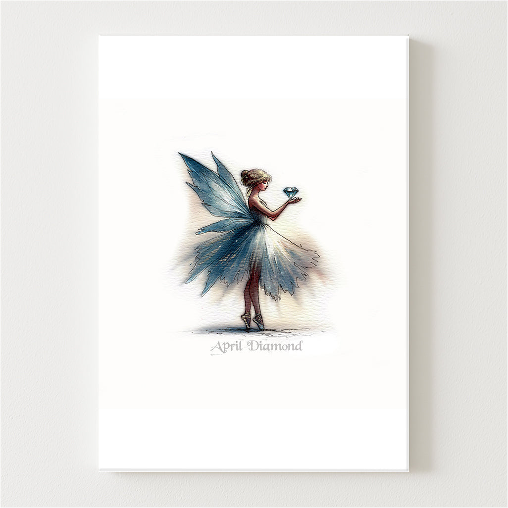 April Diamond Birthstone Fairy