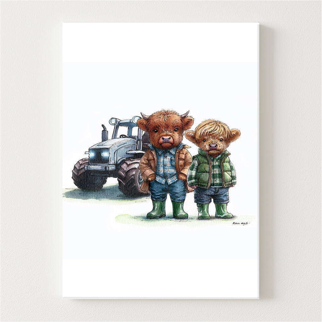 Coo-Larks on the Farm