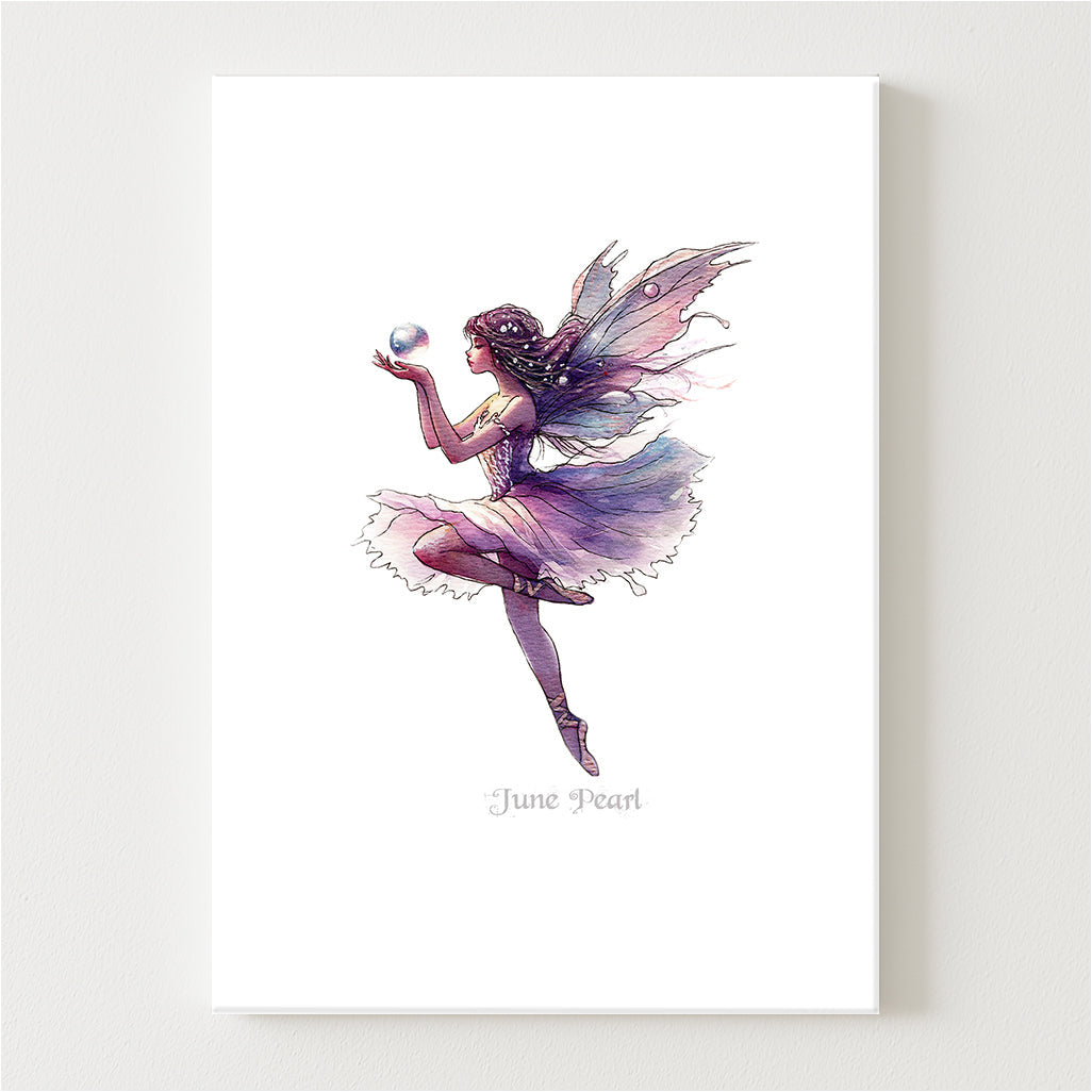 June Pearl Birthstone Fairy