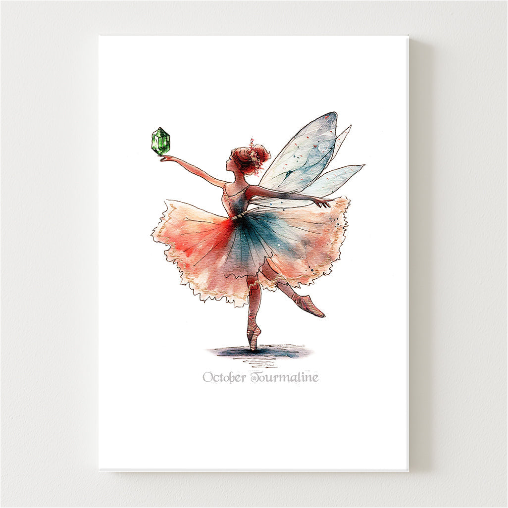 October Tourmaline Birthstone Fairy