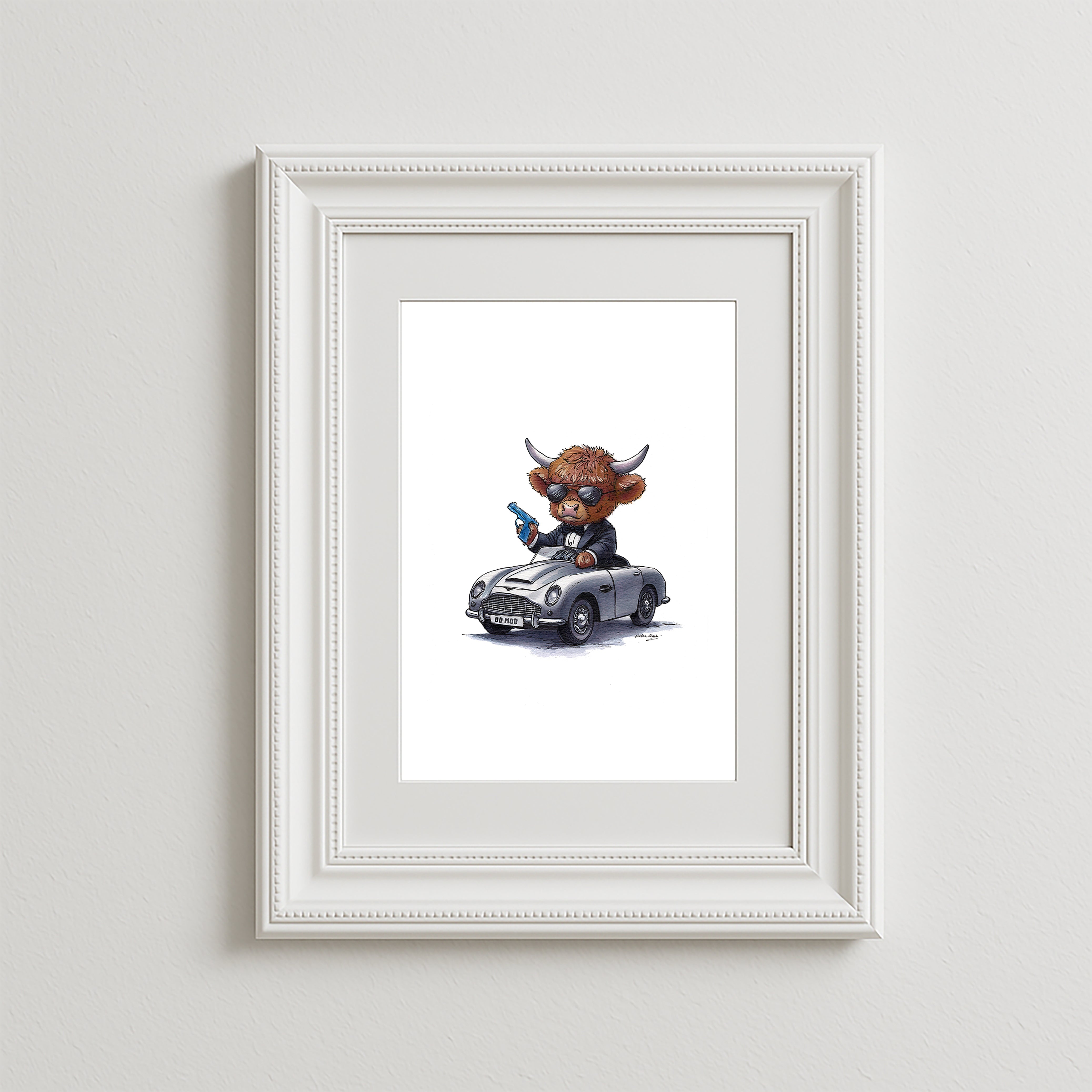 00Moo Art Print