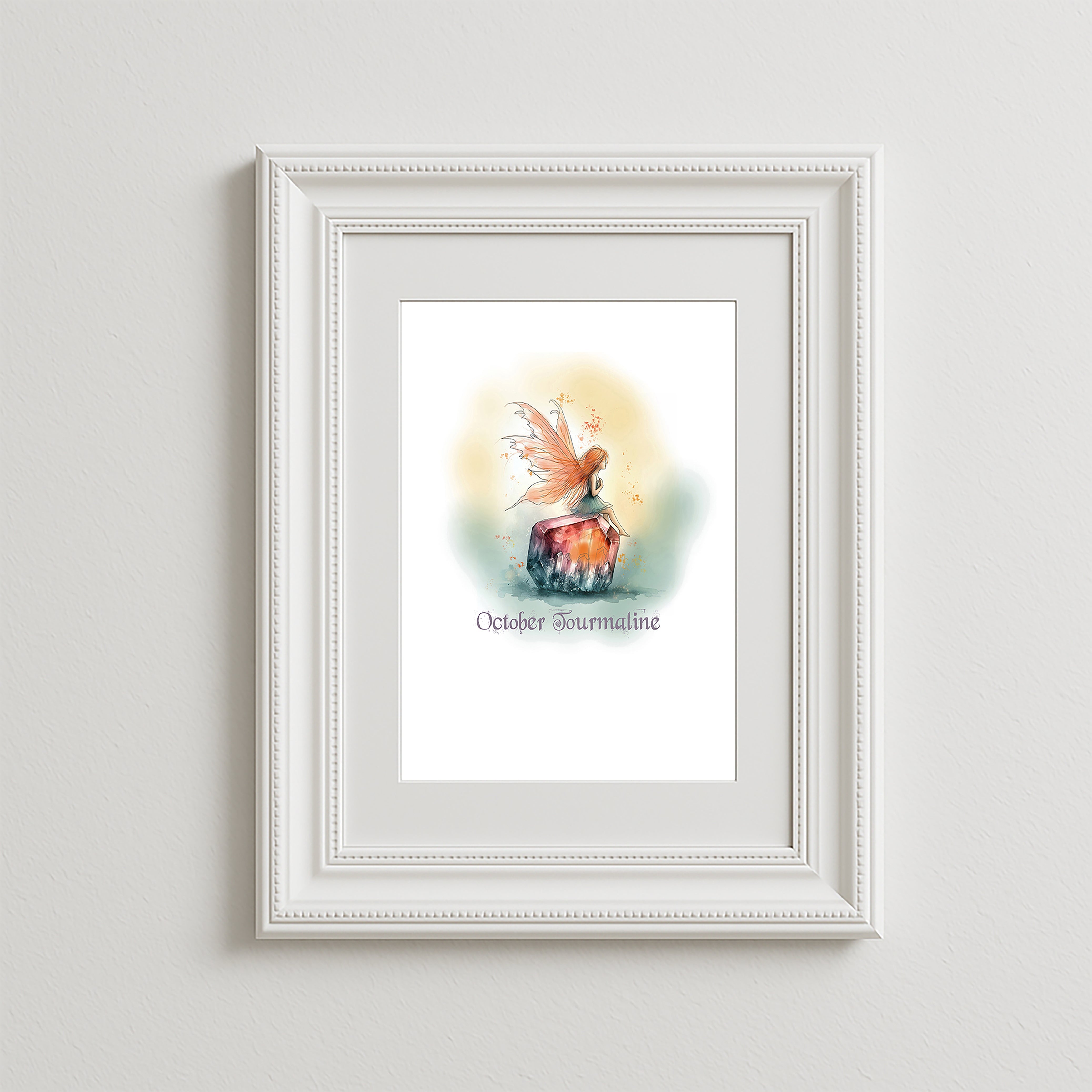 Little Gems October Tourmaline Art Print