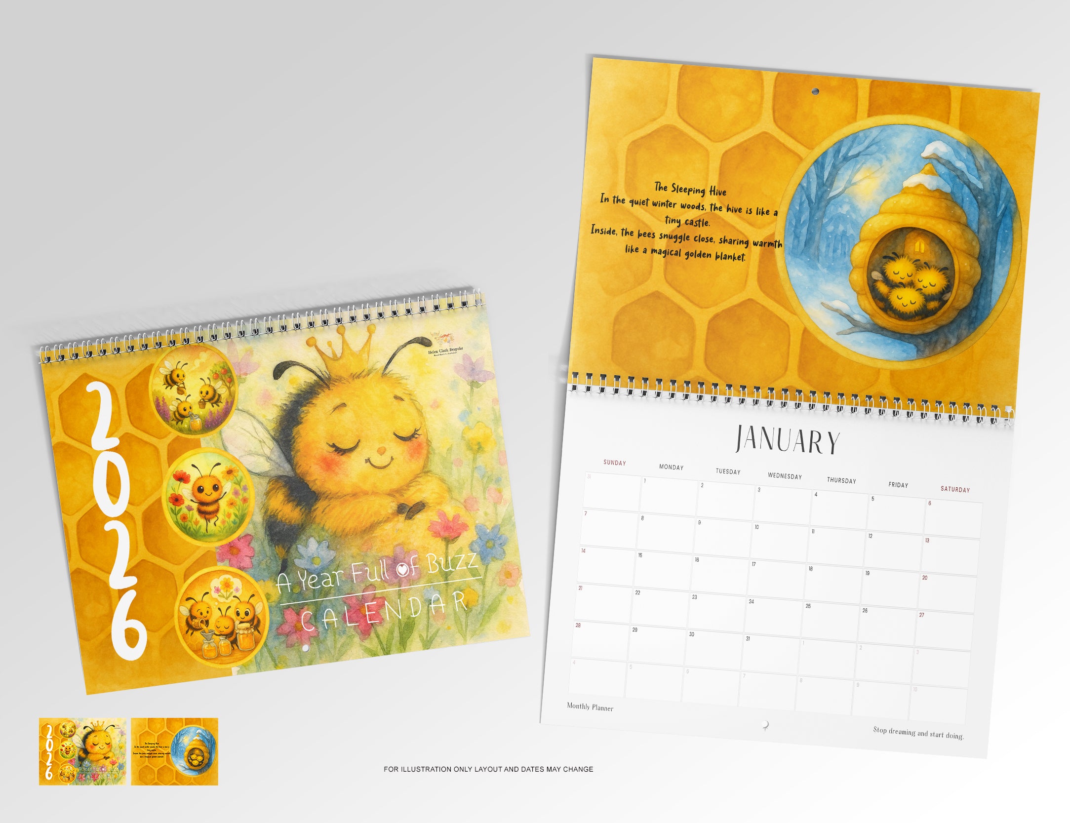 A Year Full of Buzz 2026 Calendar LIMITED RELEASE