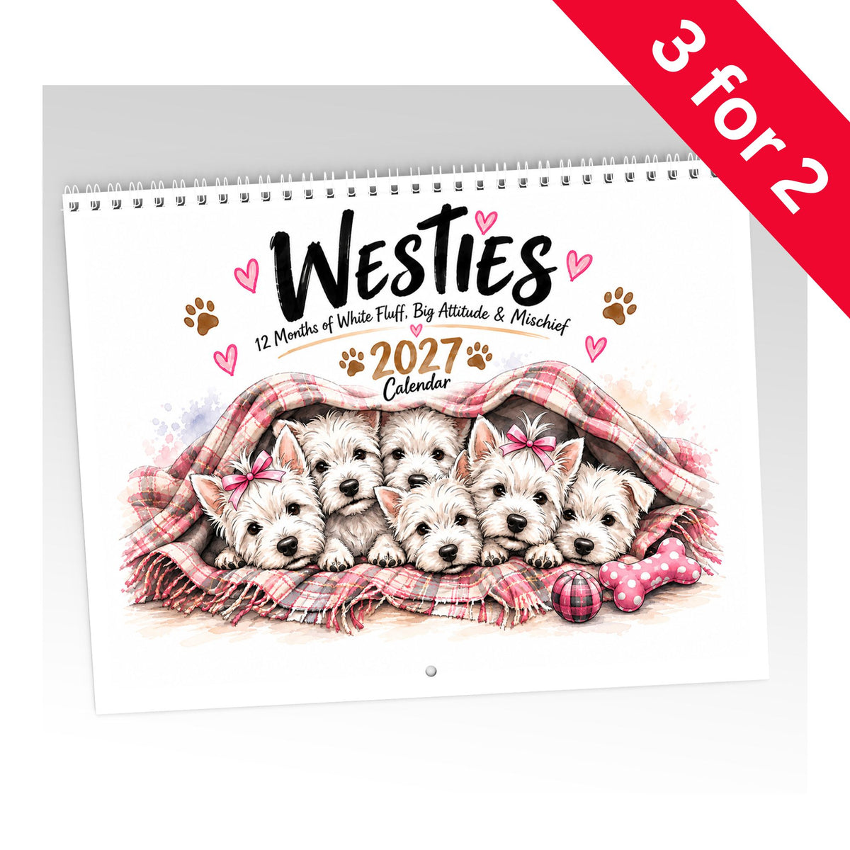 Westie Besties Calendar Limited Release