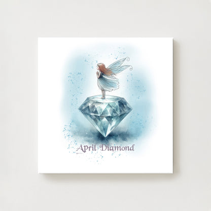 Little Gems April Diamond Canvas
