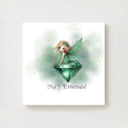 Little Gems May Emerald Canvas