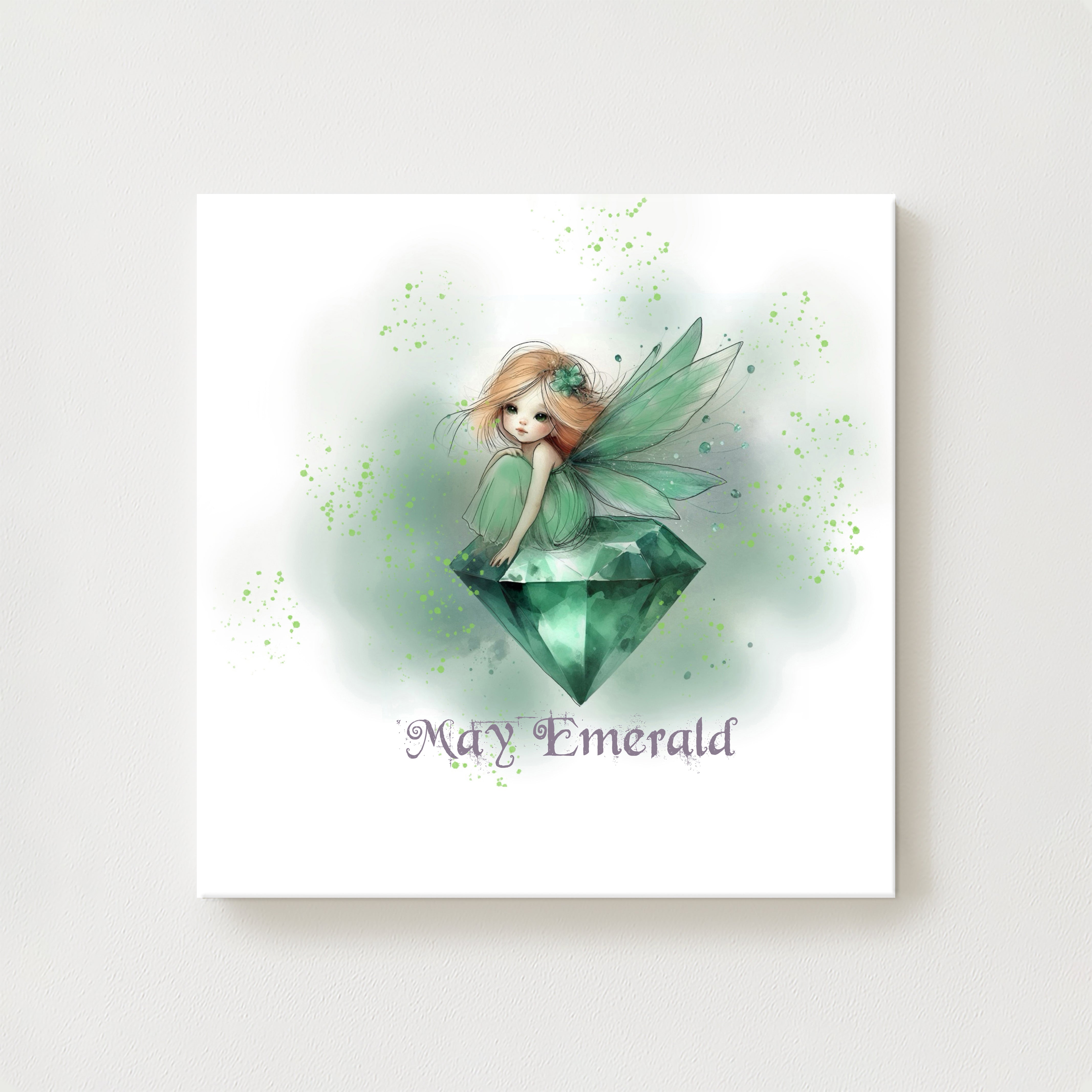 Little Gems May Emerald Canvas