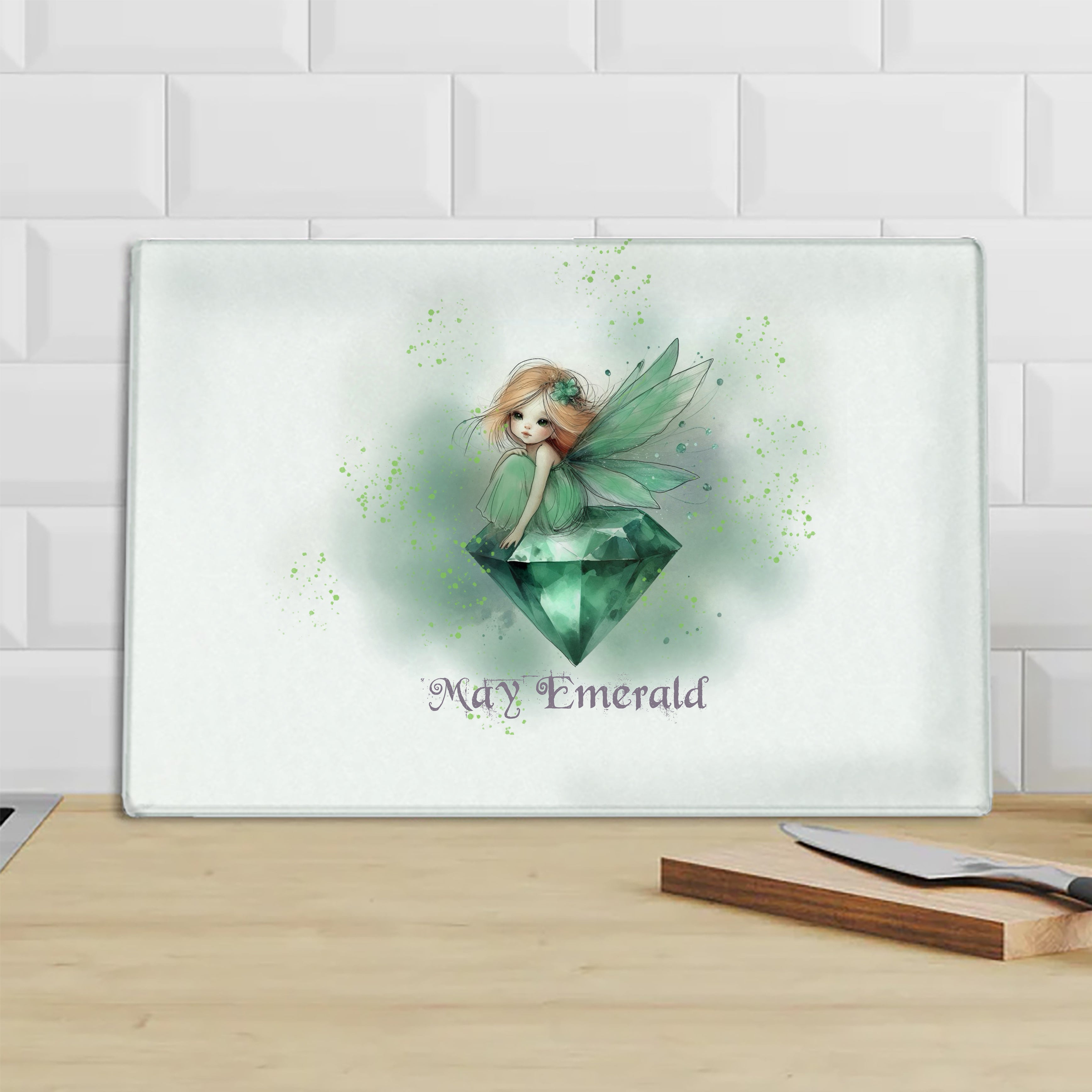 Little Gems May Emerald Chopping Board