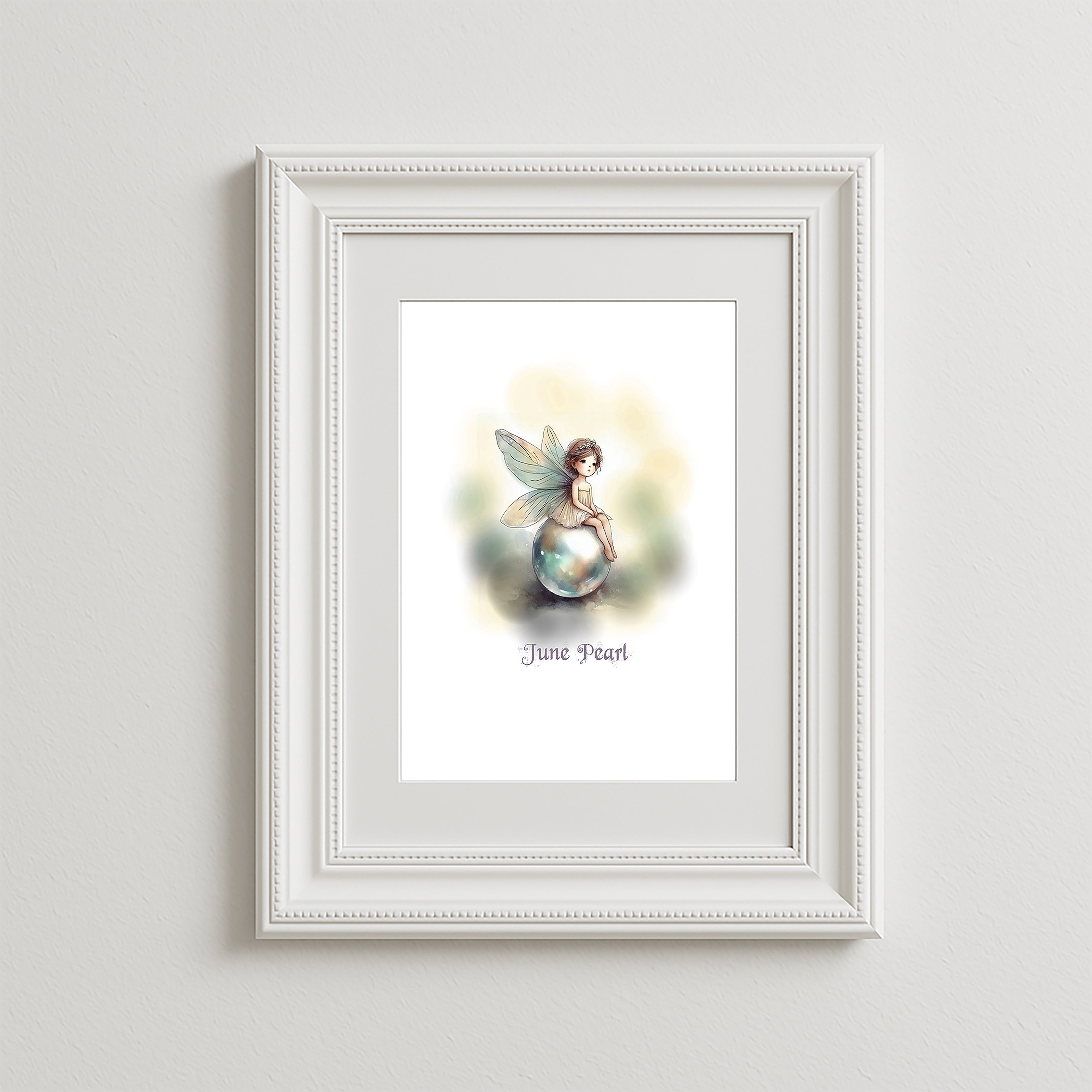Little Gems June Pearl Art Print