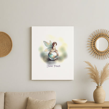 Little Gems June Pearl Canvas
